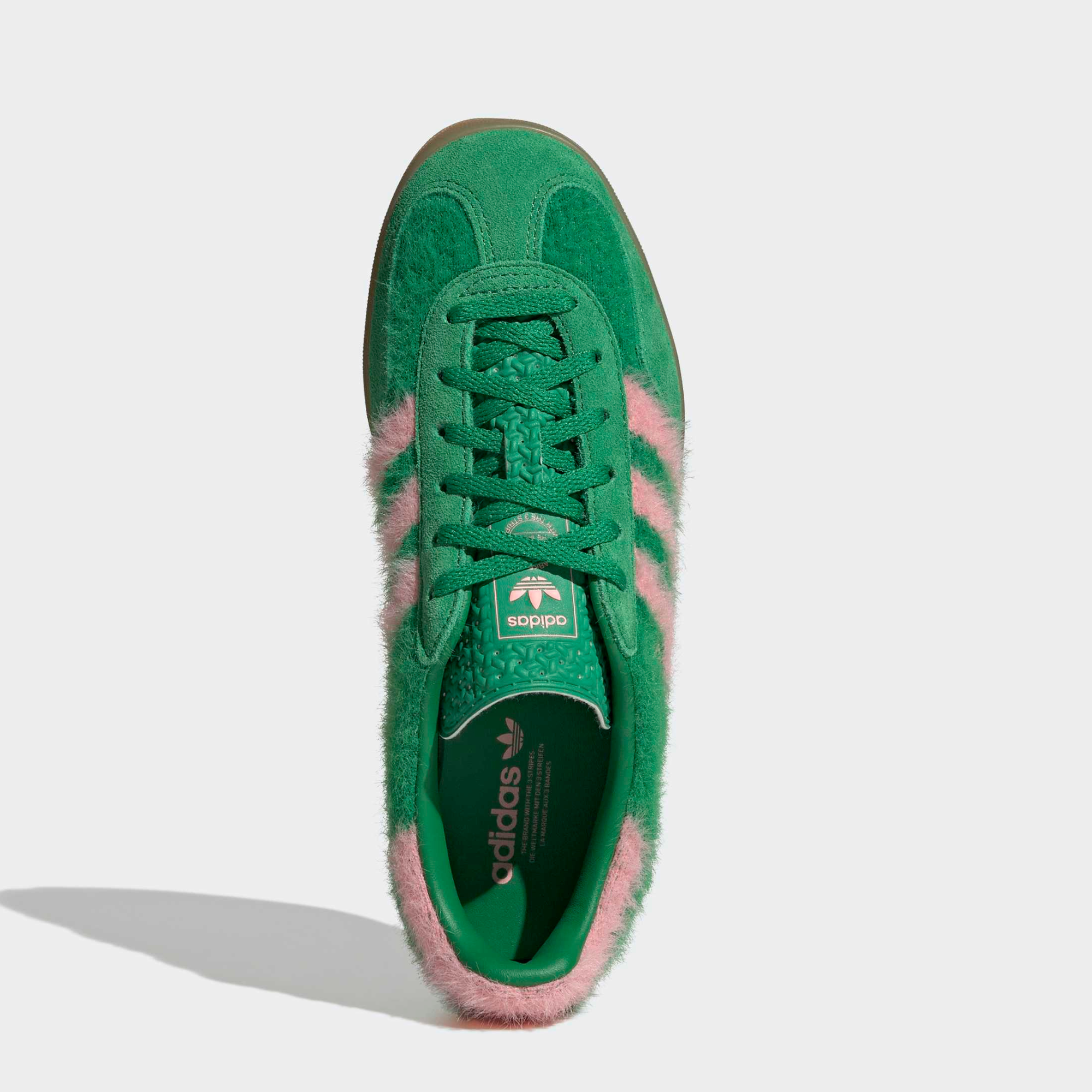 Adidas Women's Gazelle Indoor Green Glow Pink