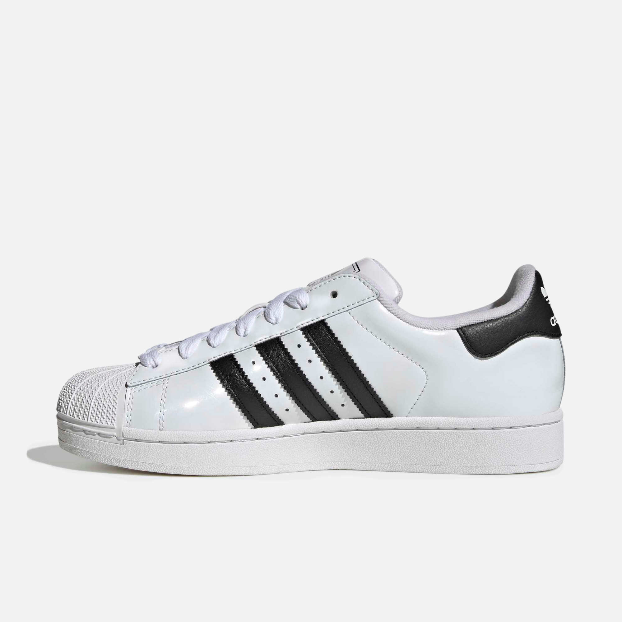 Adidas Superstar II White Black Patent