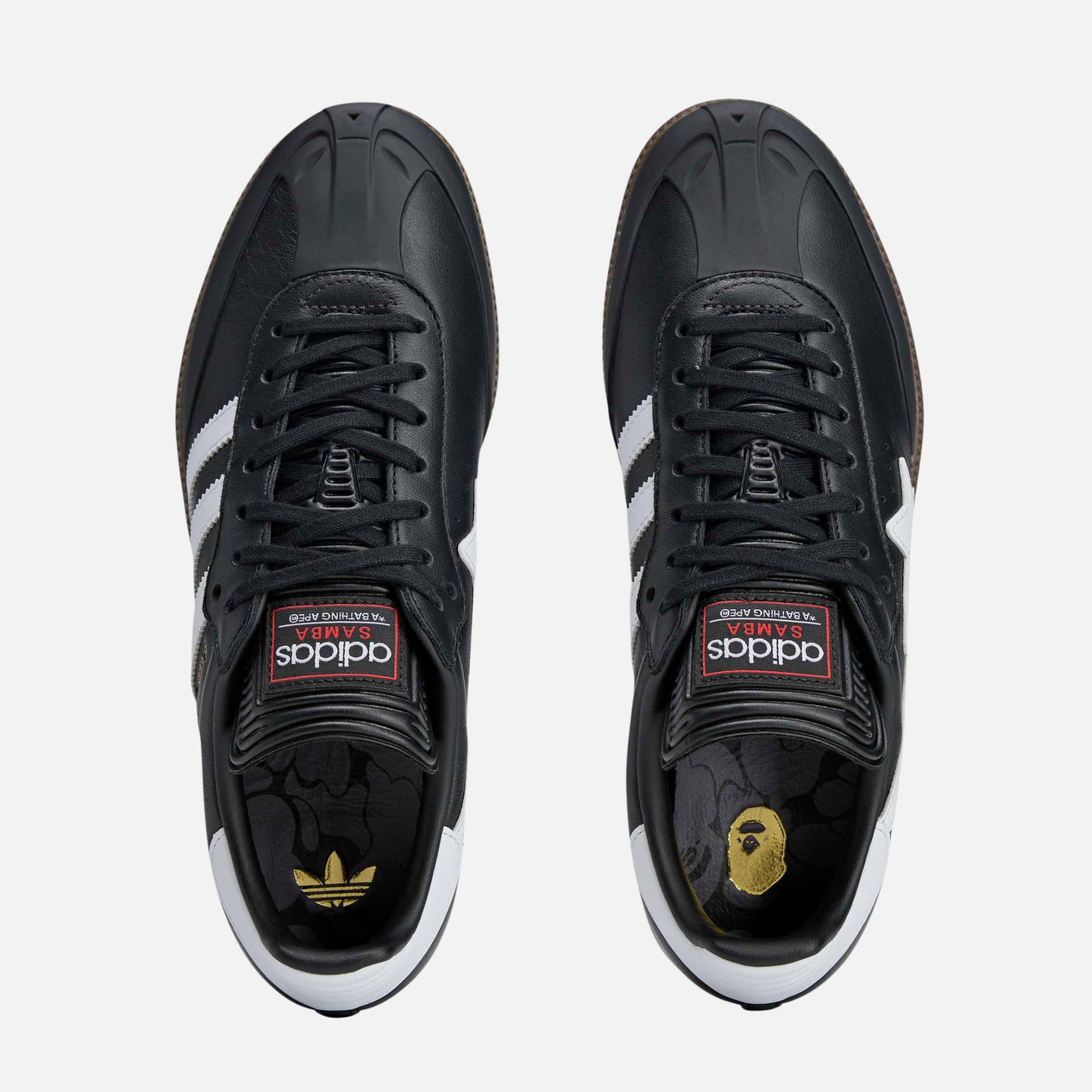Adidas x Bape Samba Black White Gum
