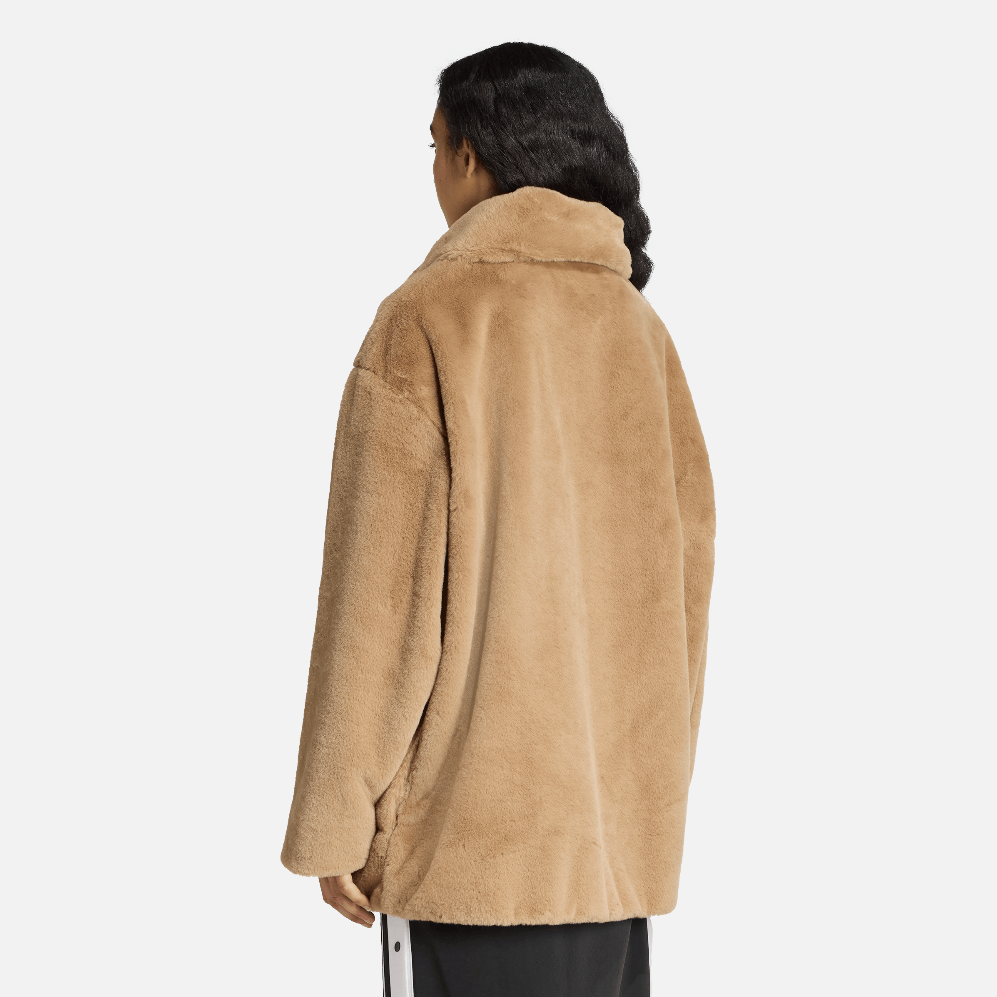 Adidas Women's Brown Fur Jacket