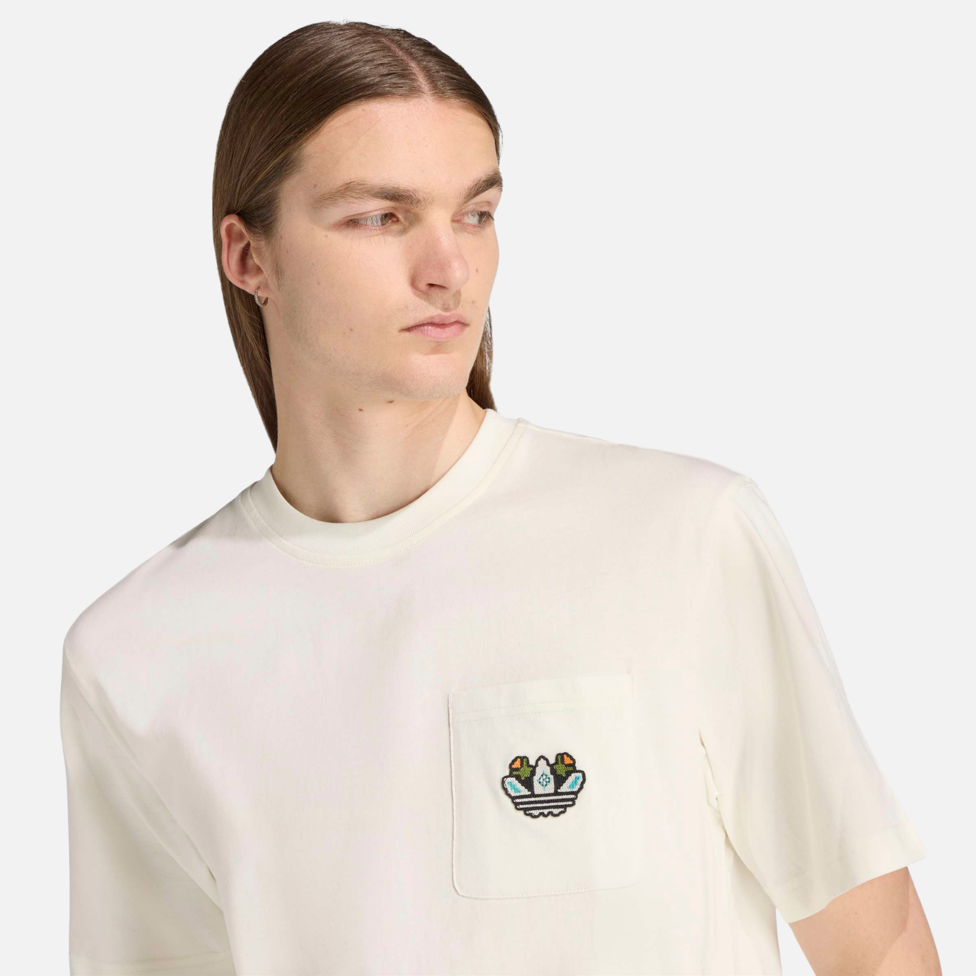 Adidas Off White Monogram Loose T-Shirt