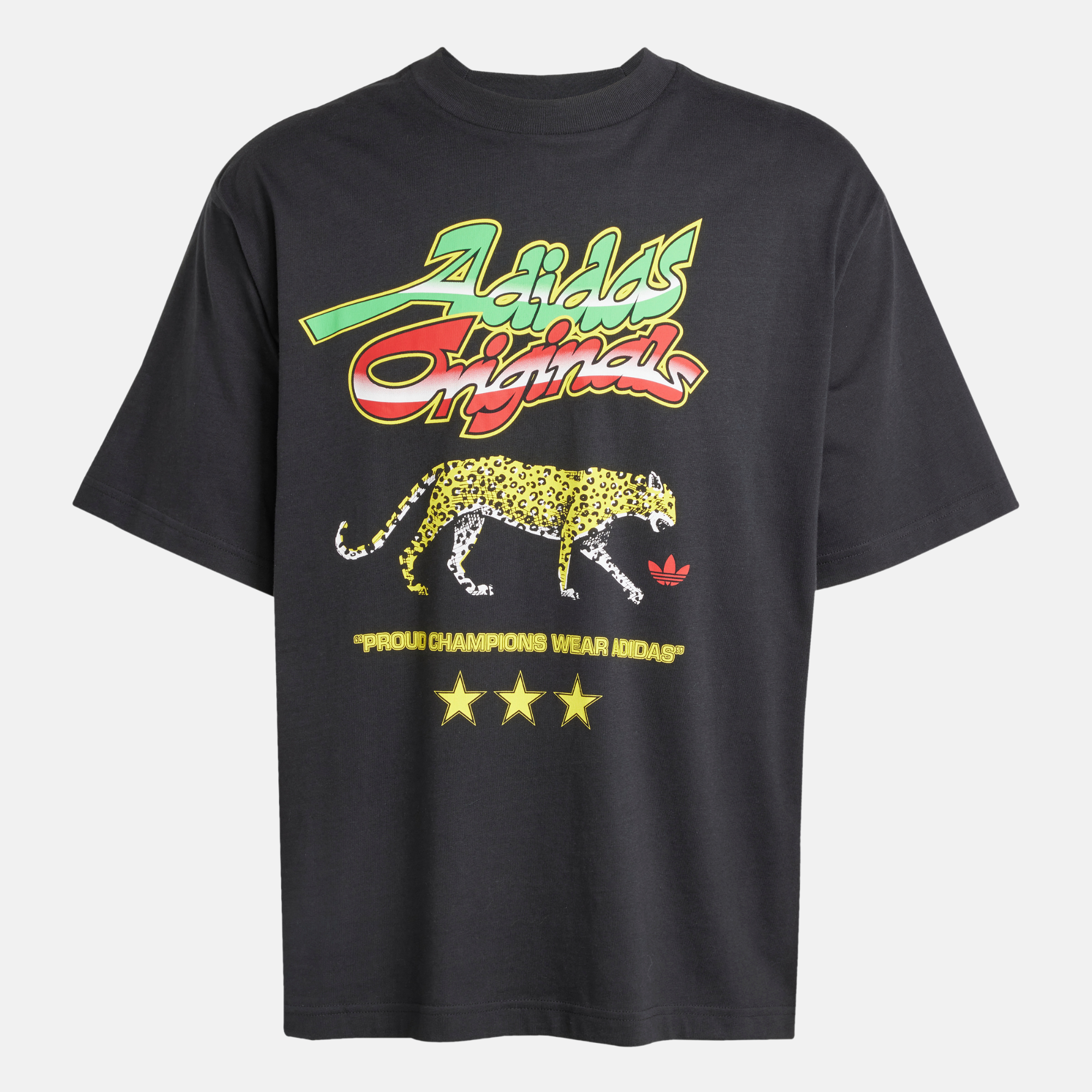 Adidas Originals Champions Black Graphic T-Shirt