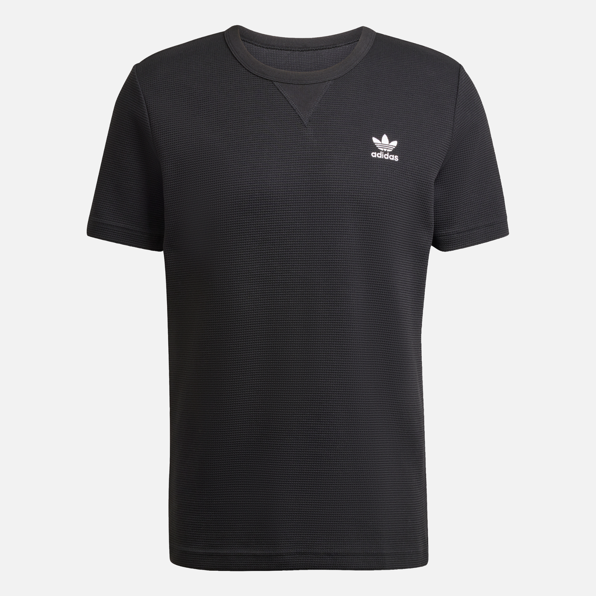 Adidas Black Essentials Waffle T-Shirt