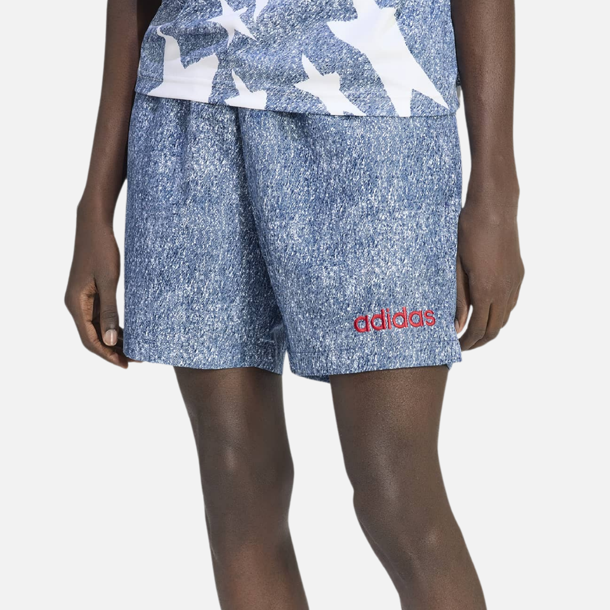 Adidas Denim Graphic USA Shorts