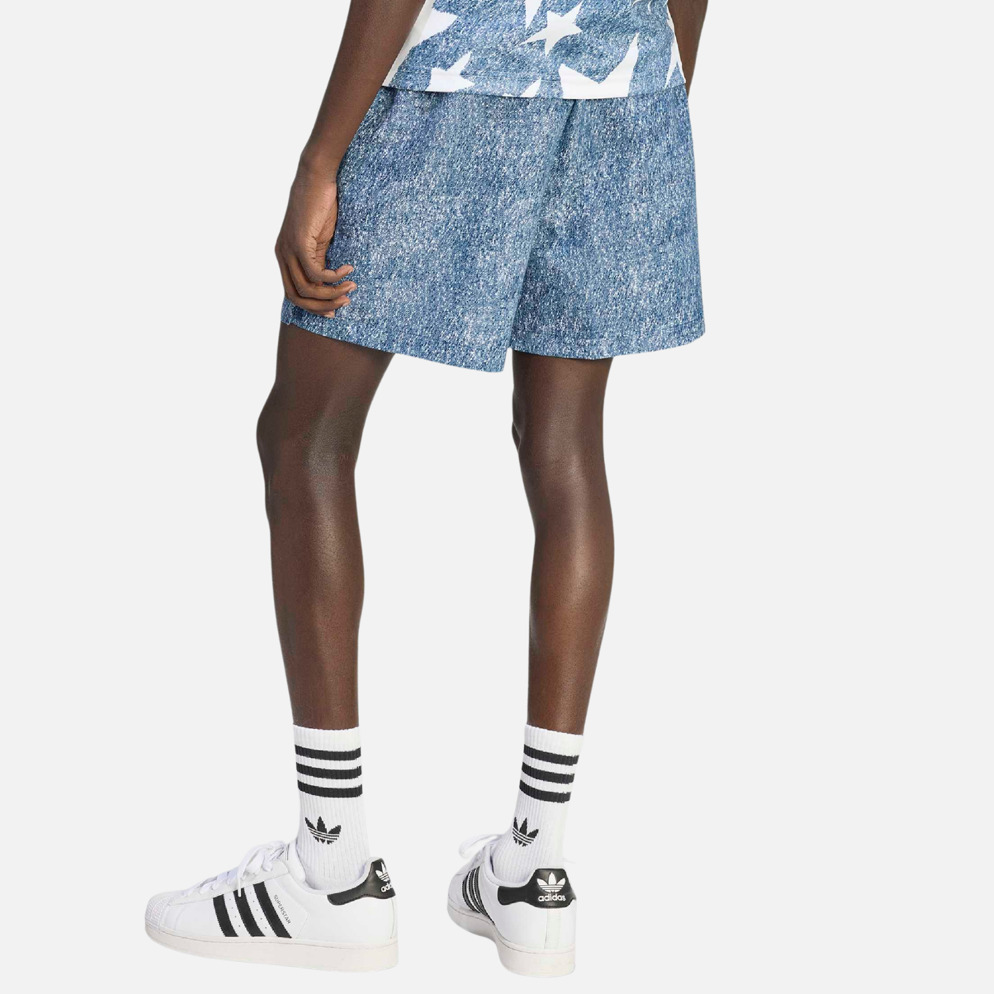 Adidas Denim Graphic USA Shorts