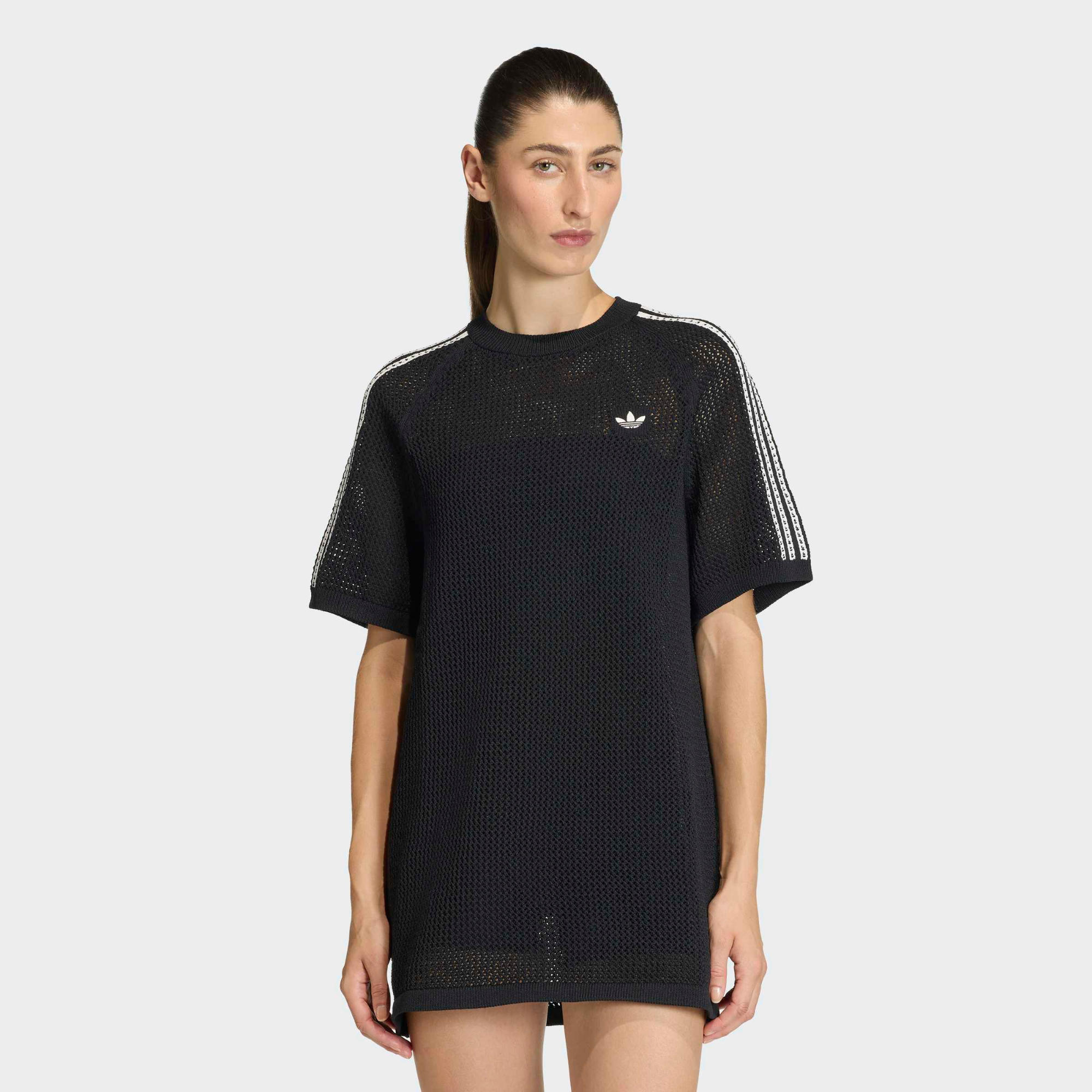 Adidas Women's Black Crochet Dress