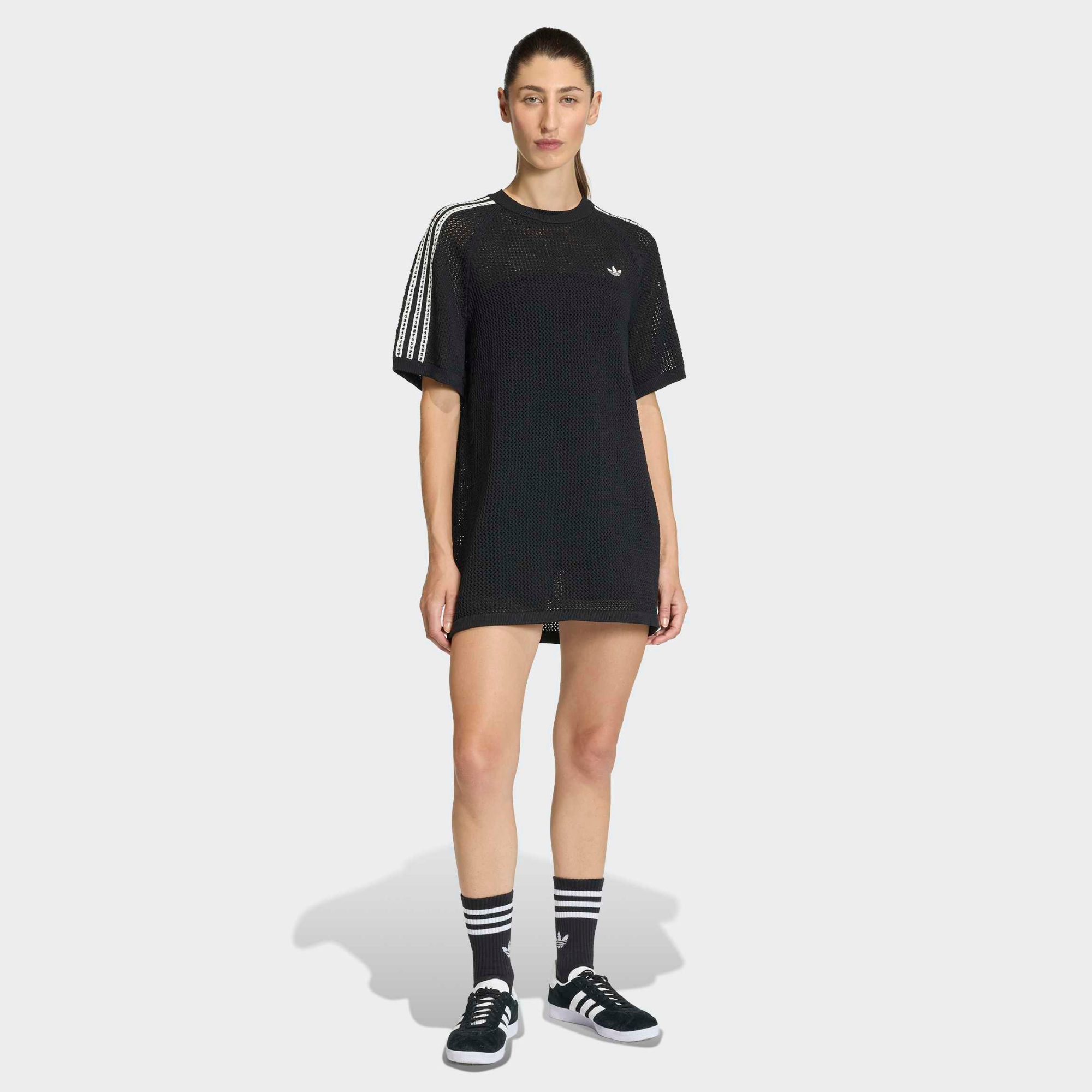 Adidas Women's Black Crochet Dress