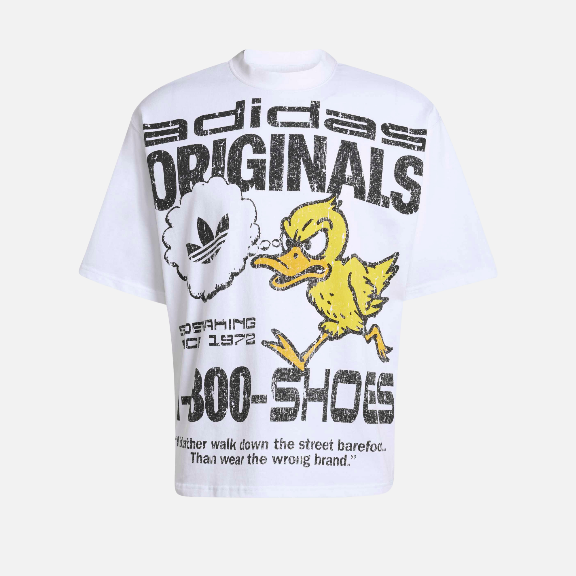 Adidas Originals Duck Graphic T-Shirt White