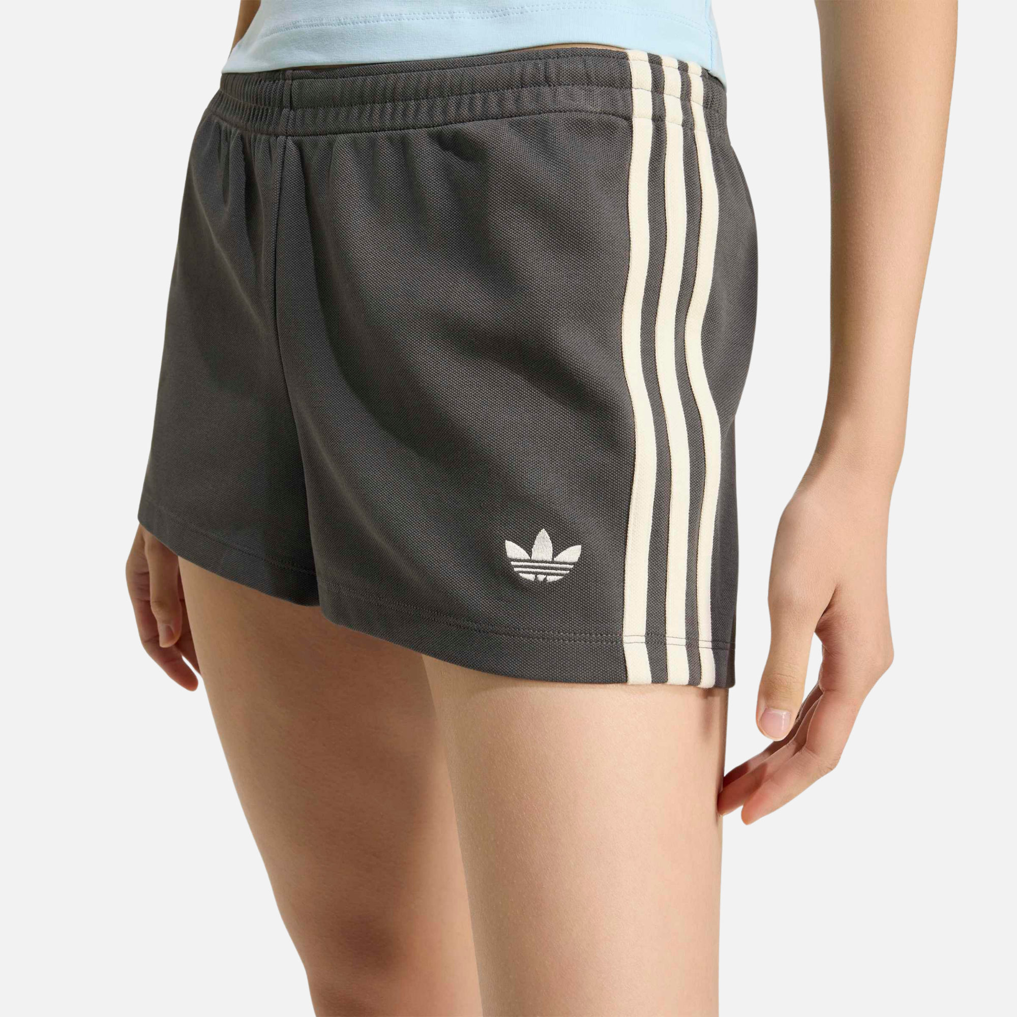 Adidas Women's Originals GFX Utility Black Track Shorts