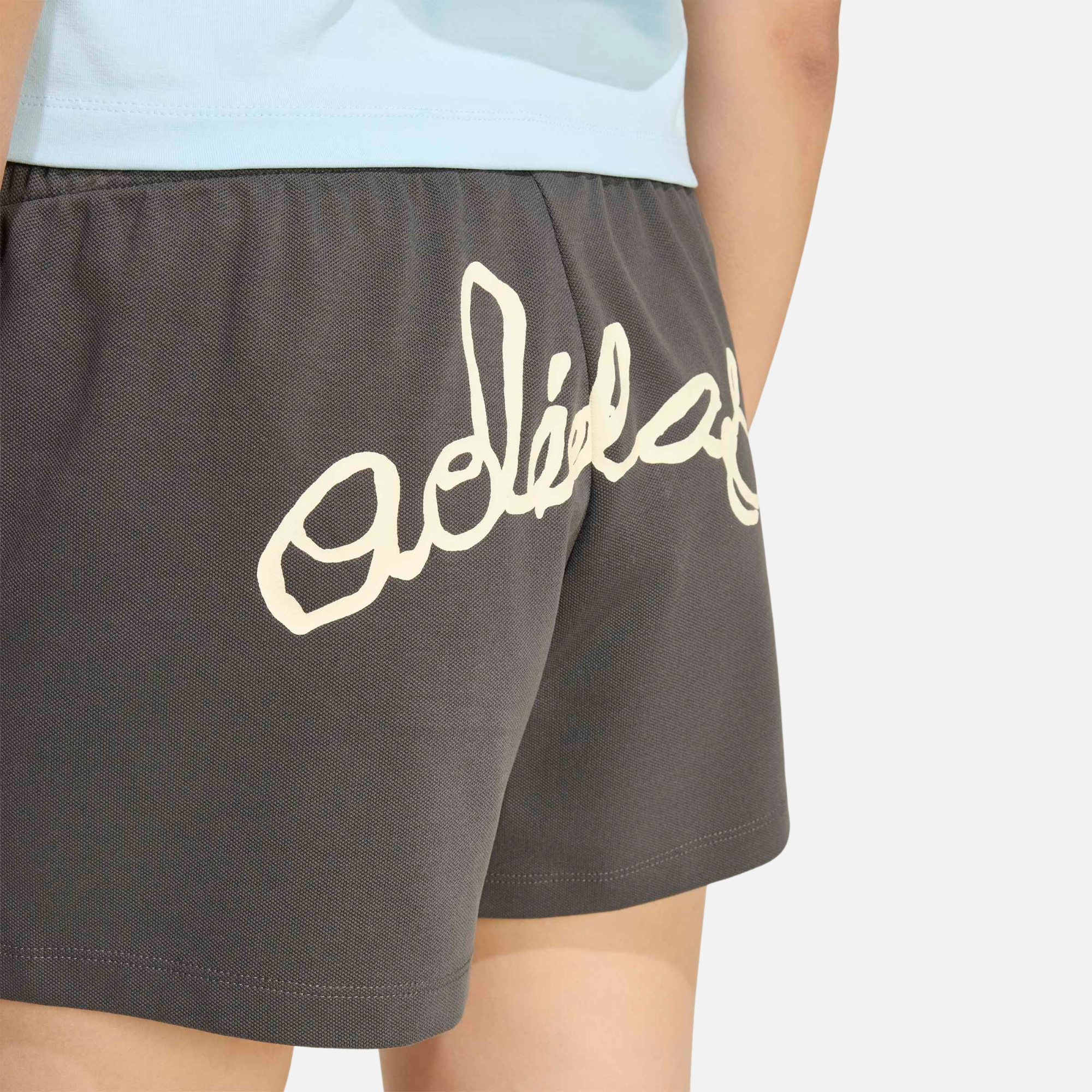 Adidas Women's Originals GFX Utility Black Track Shorts