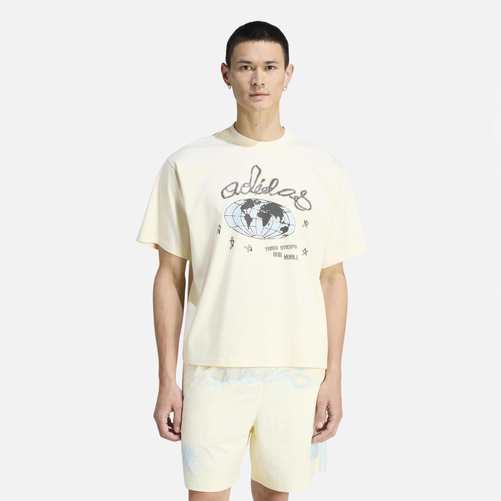 Adidas Illust GFX One World Graphic T-Shirt – Puffer Reds Adidas Illust GFX One World Graphic T-Shirt – Puffer Reds