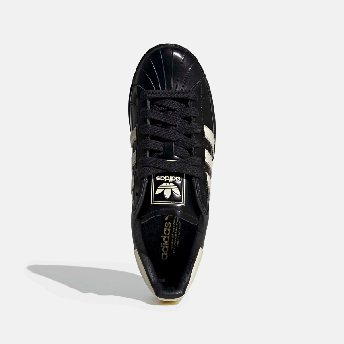 Adidas Superstar II Shiny Black White