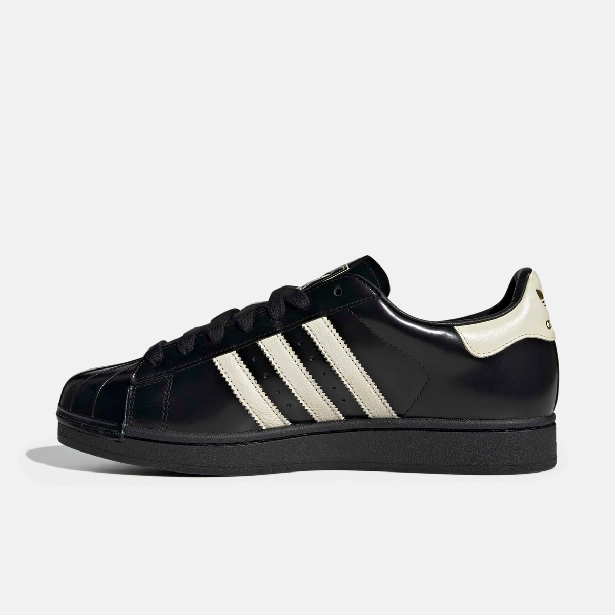 Adidas Superstar II Shiny Black White