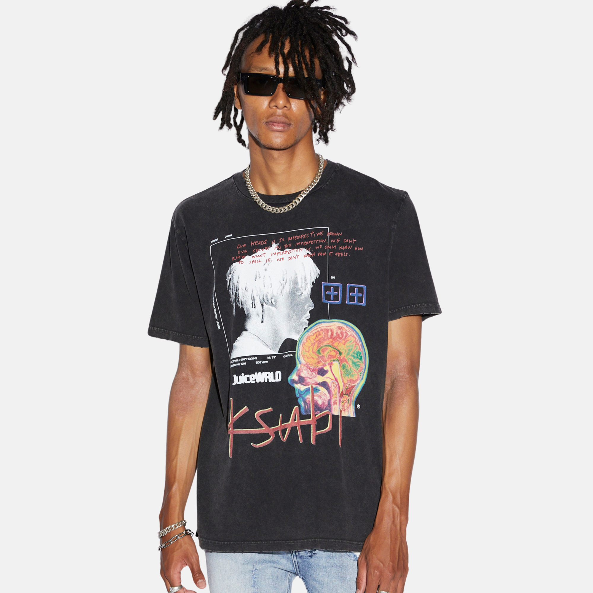 Ksubi x Juice WRLD Radiology Kash Short Sleeve T-Shirt Black