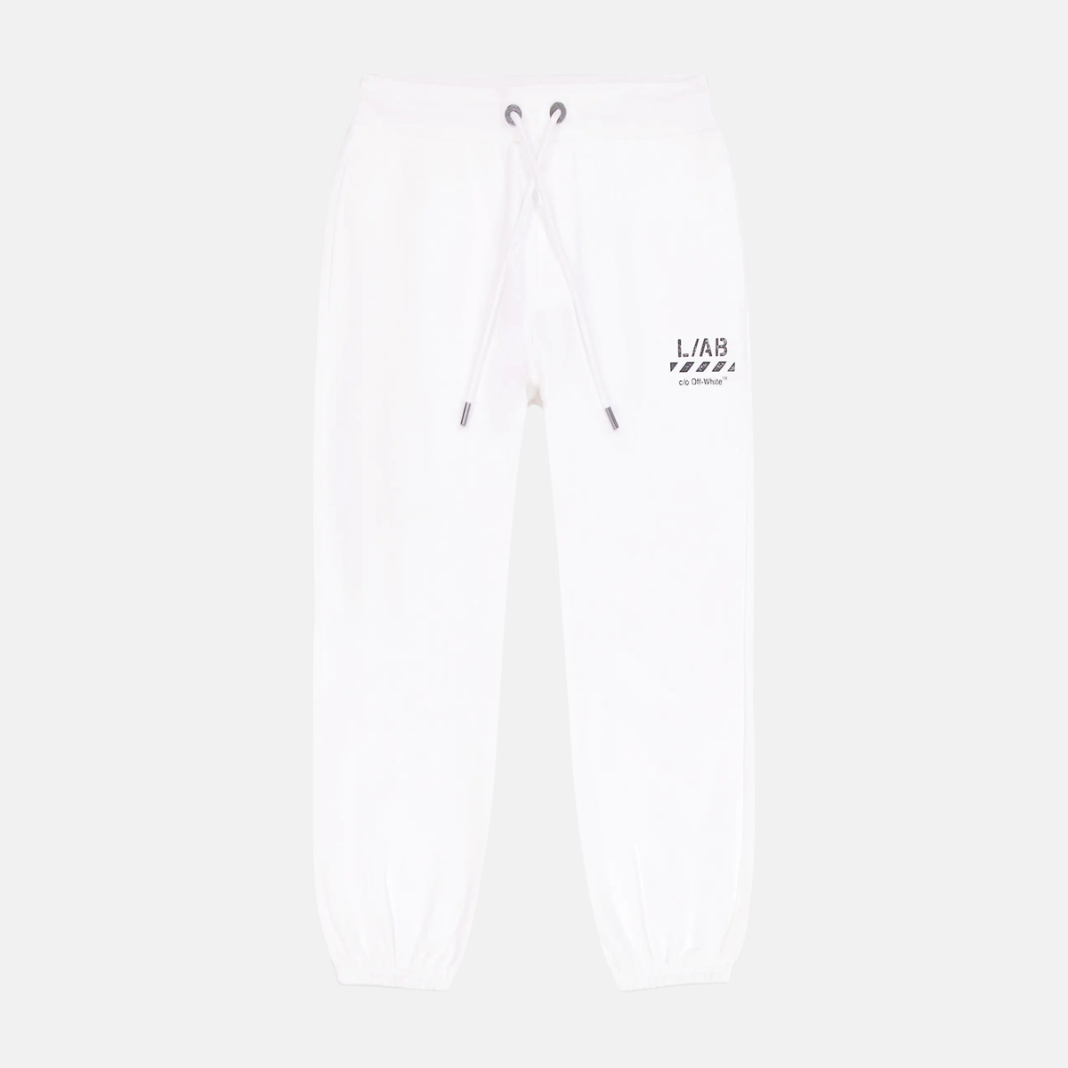 Off White Core Diag White Jogger Pants