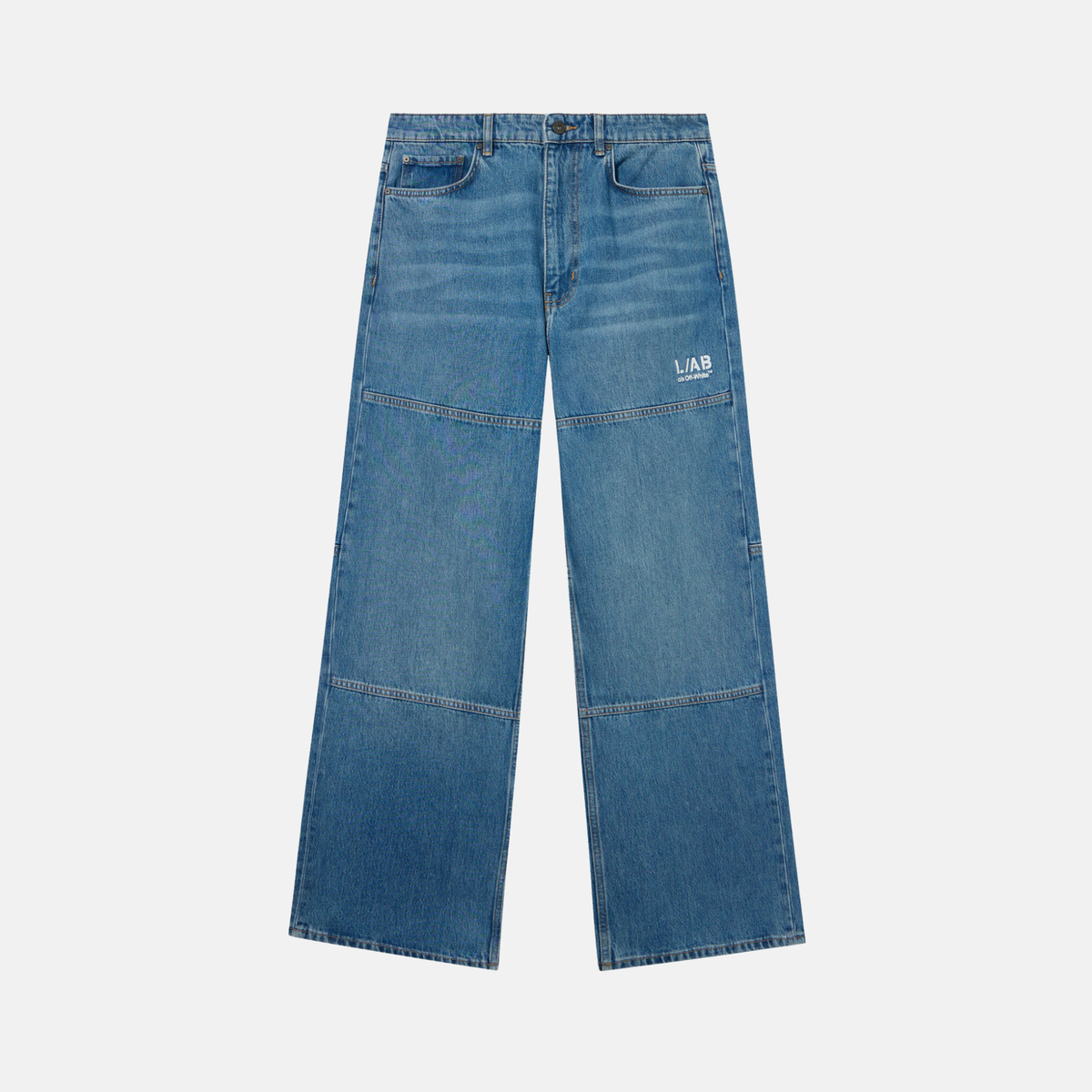 Off White Diag Steel Indigo Carpenter Jeans