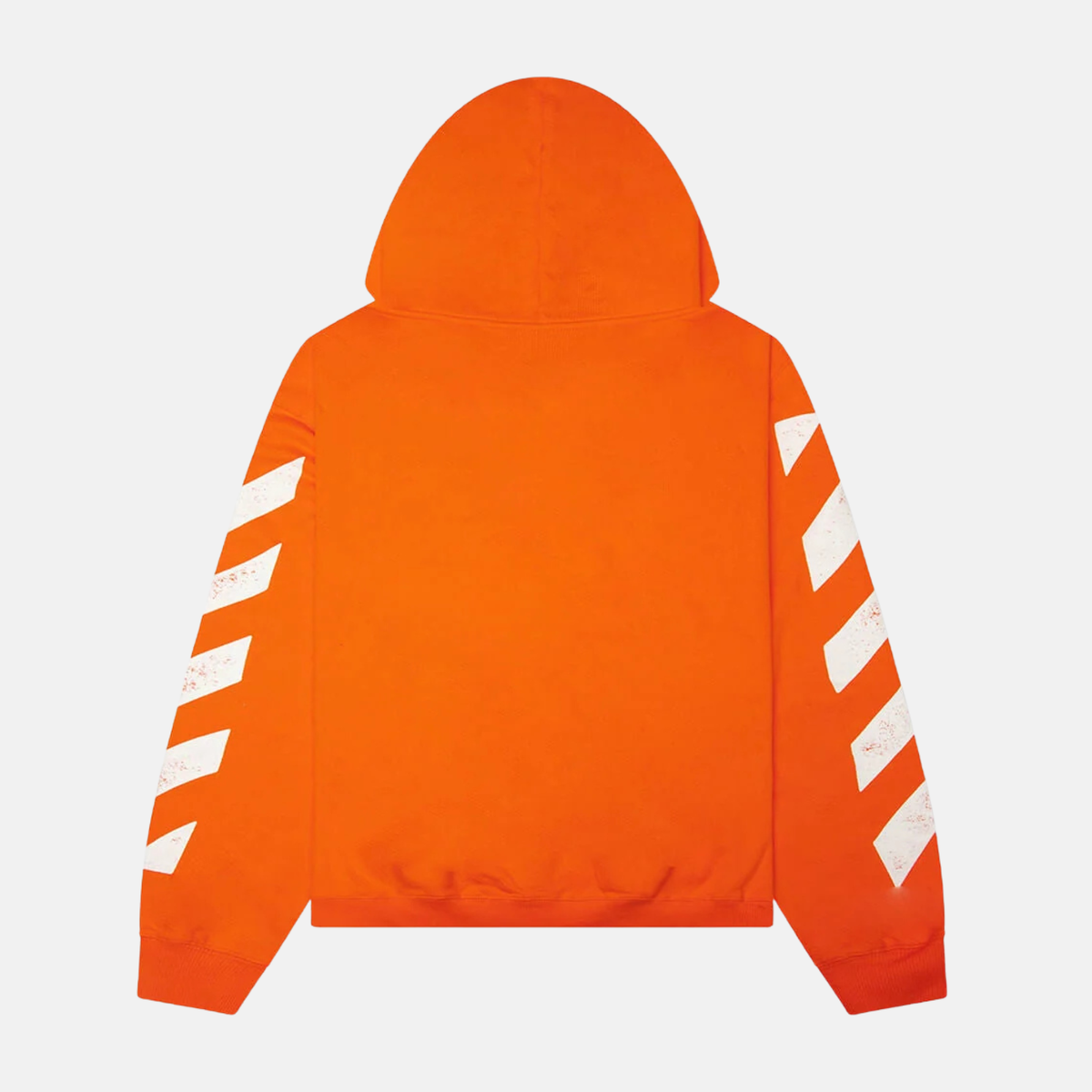Off White Diag Zip Orange Hoodie