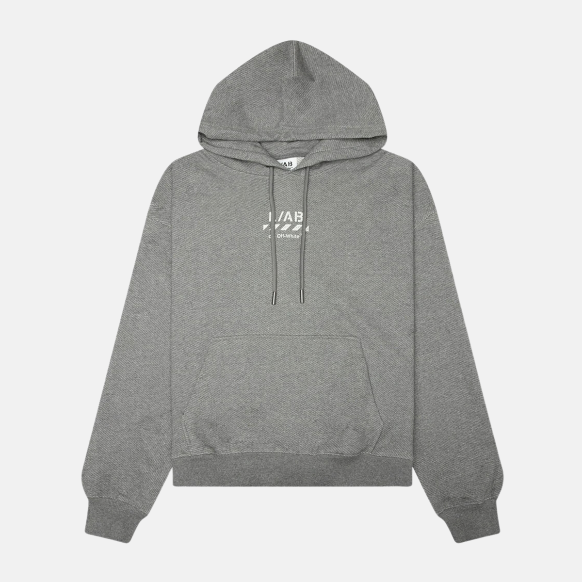 Off White Core Diag Pullover Grey Hoodie