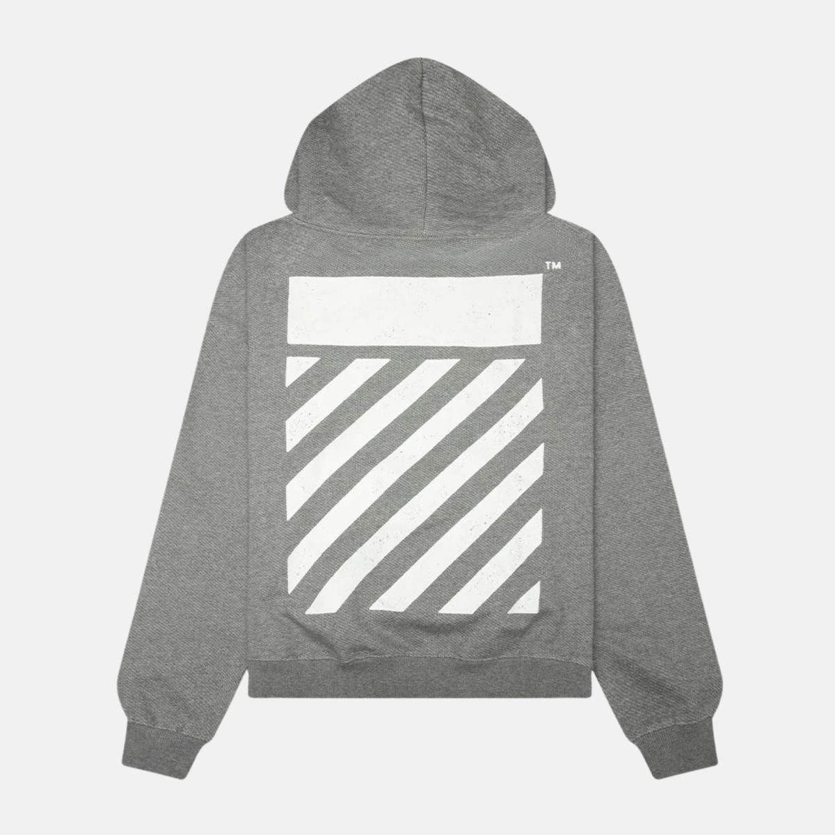 Off White Core Diag Pullover Grey Hoodie