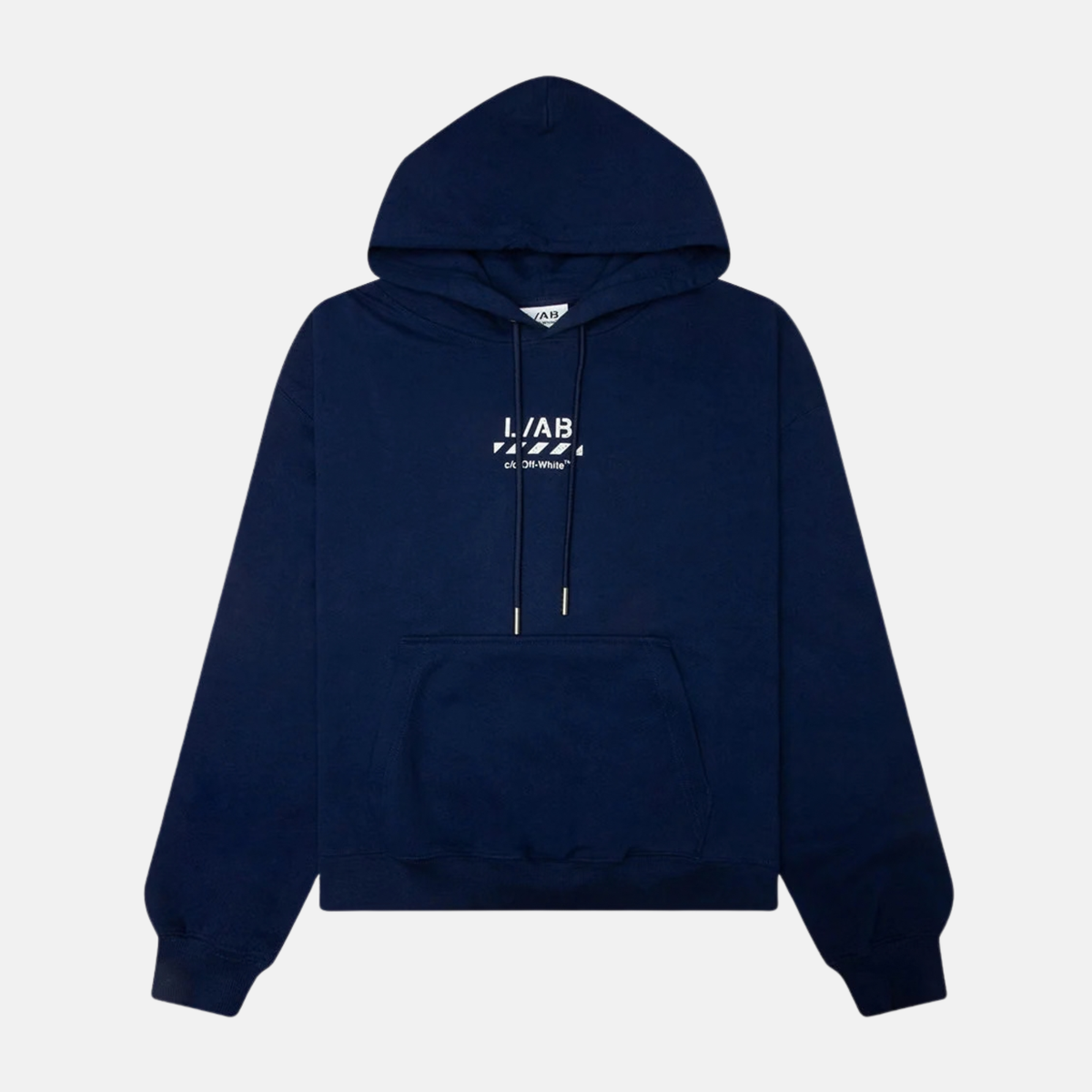 Off White Core Diag Pullover Navy Hoodie