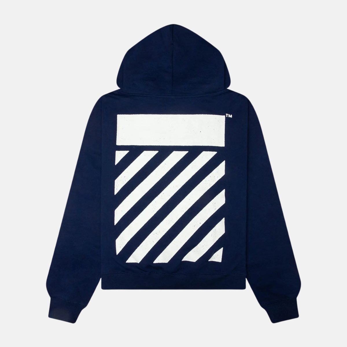 Off White Core Diag Pullover Navy Hoodie