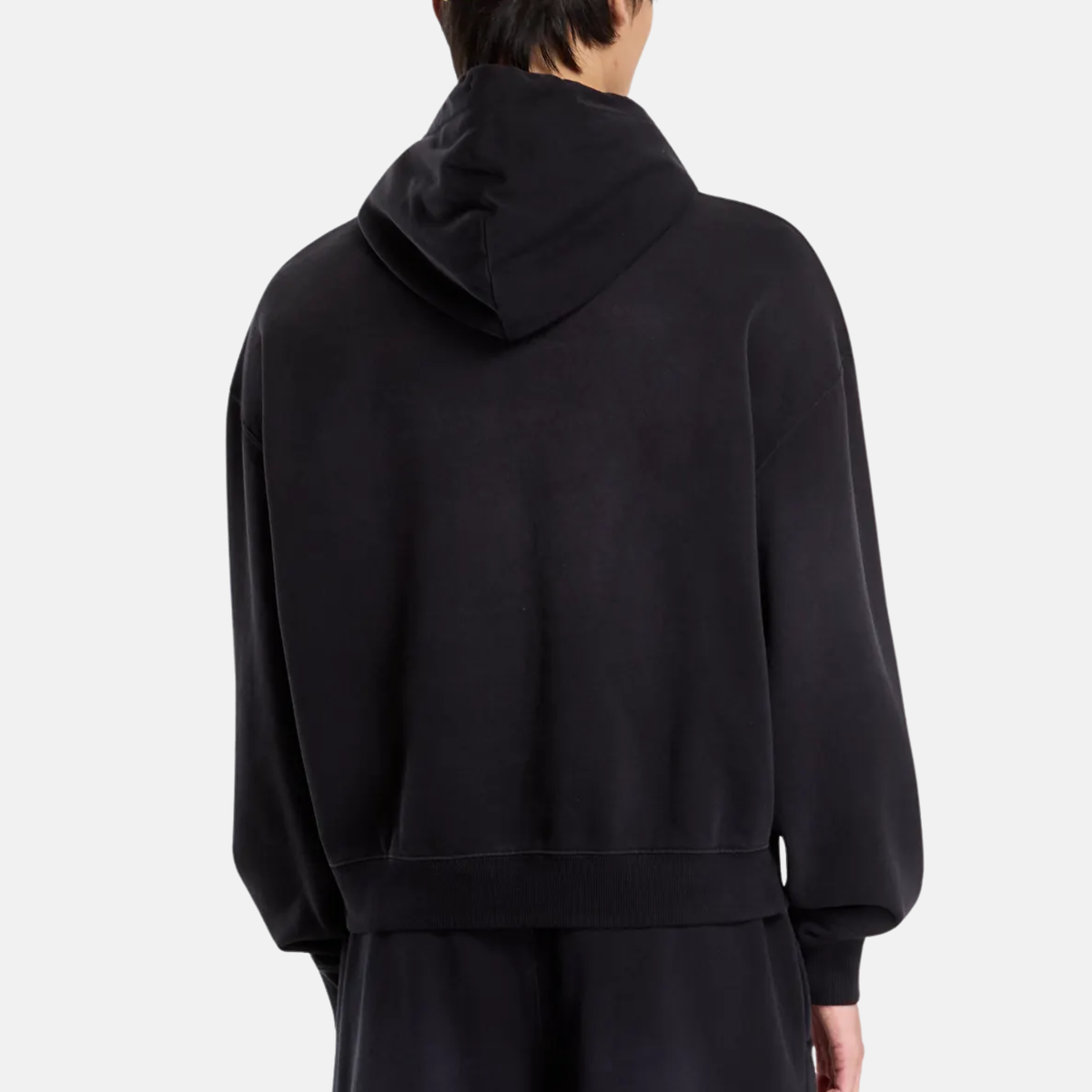 Off White Diag Garment Wash Black Hoodie