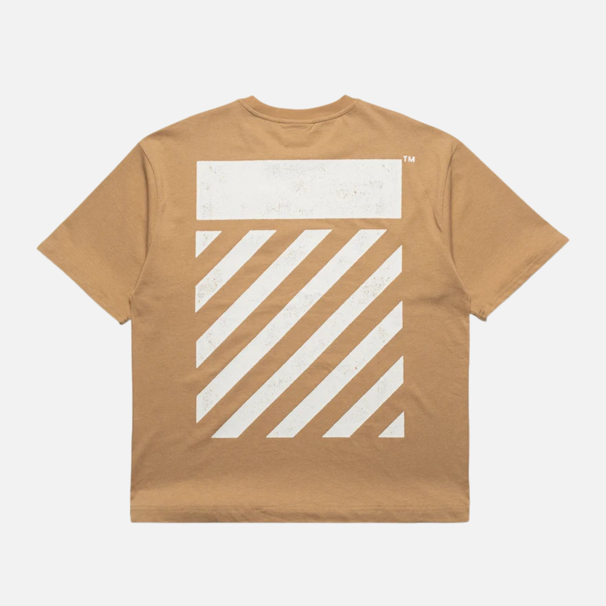 Off White Brown Diag T-Shirt