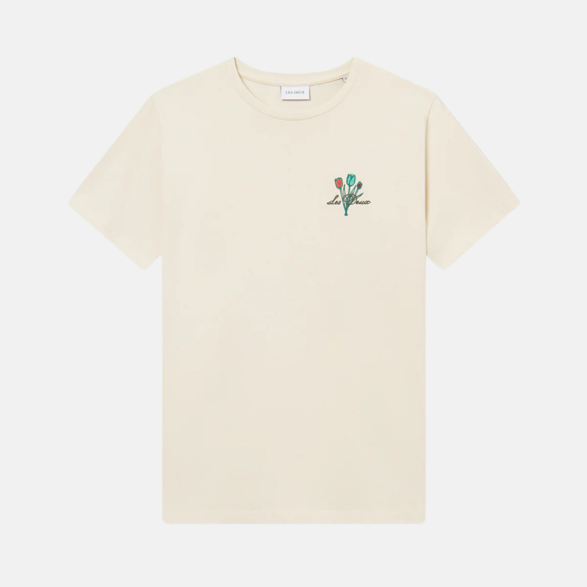 Les Deux Bruno Cafe Light Ivory T-Shirt