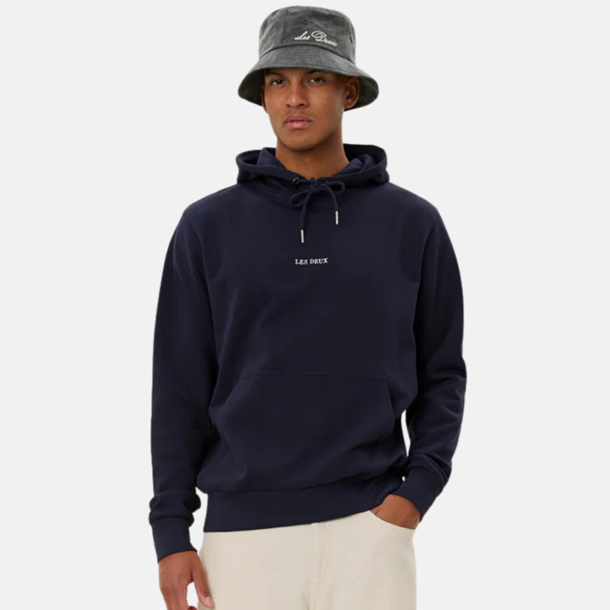 Les Deux Dark Navy Dexter Hoodie