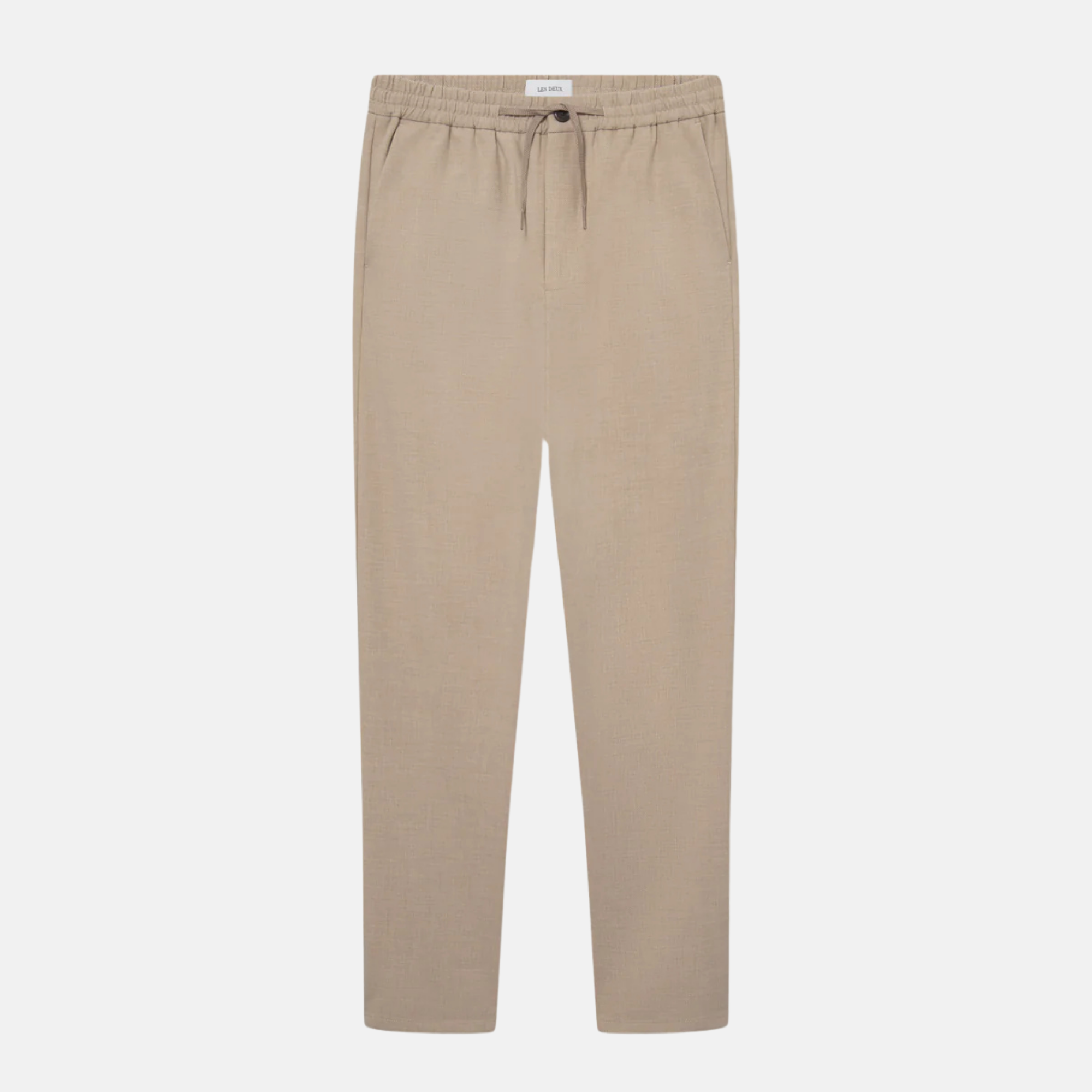 Les Deux Como Tapered Textured Drawstring Pants