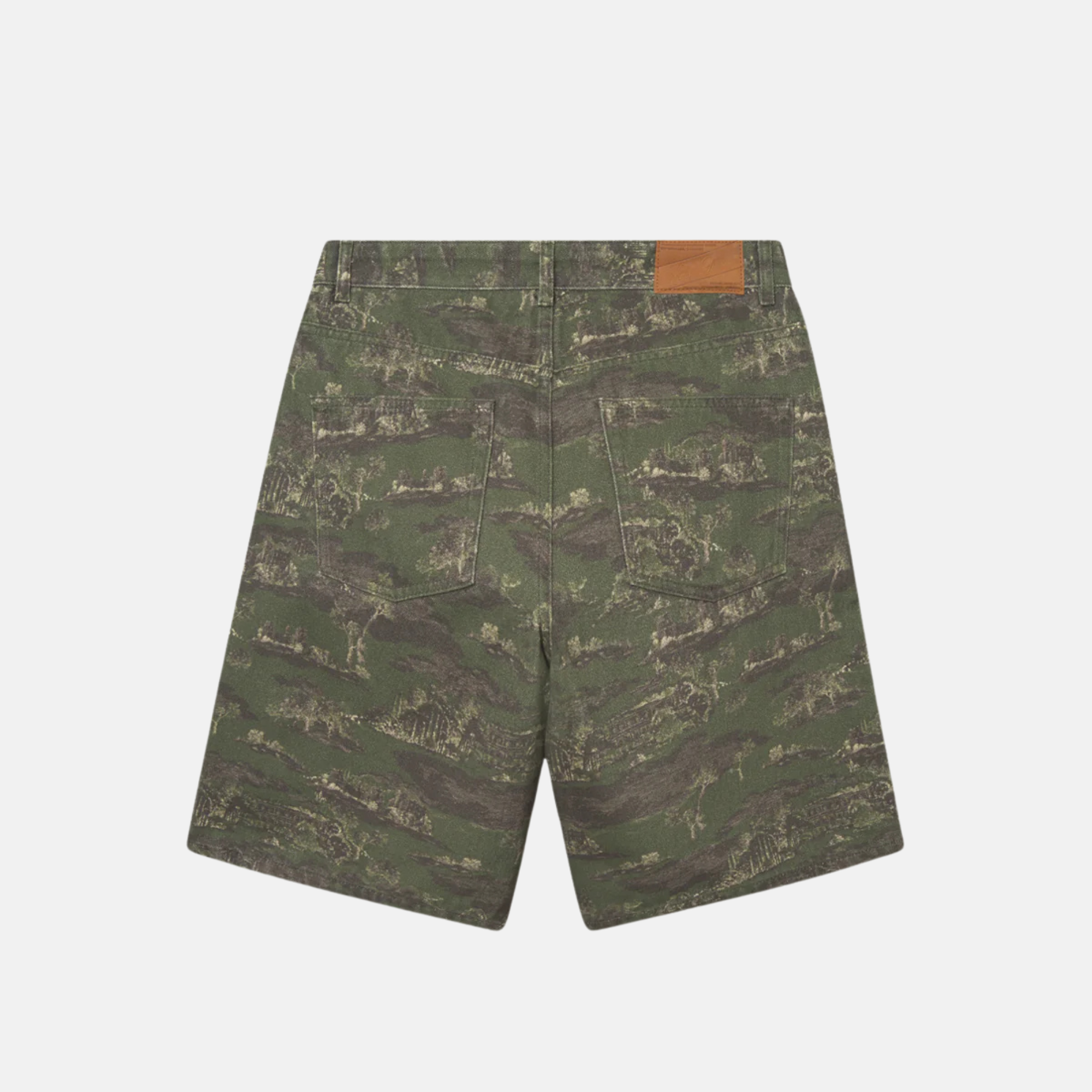 Les Deux Ryder AOP Denim Shorts