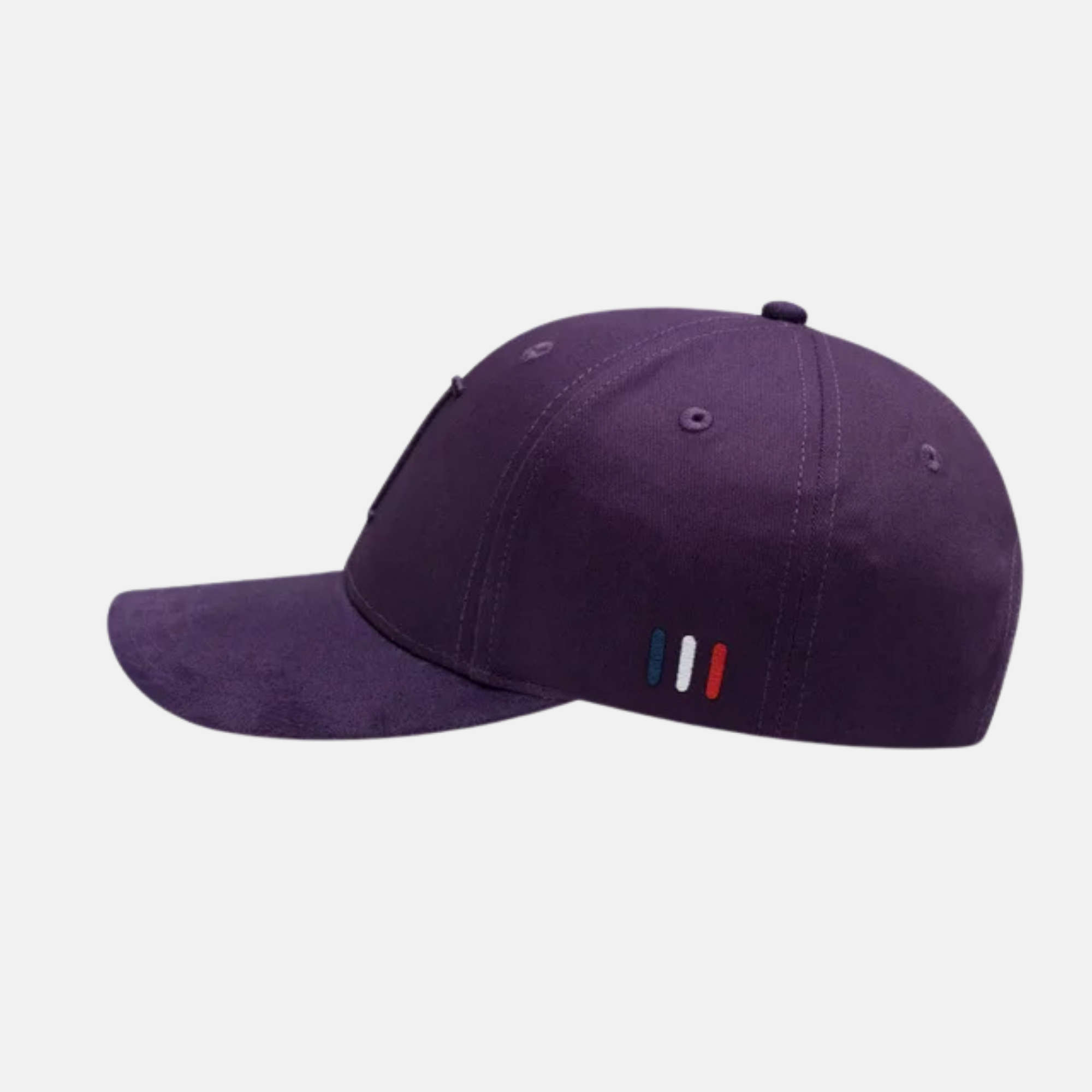 Les Deux Blackberry Suede Baseball Cap II