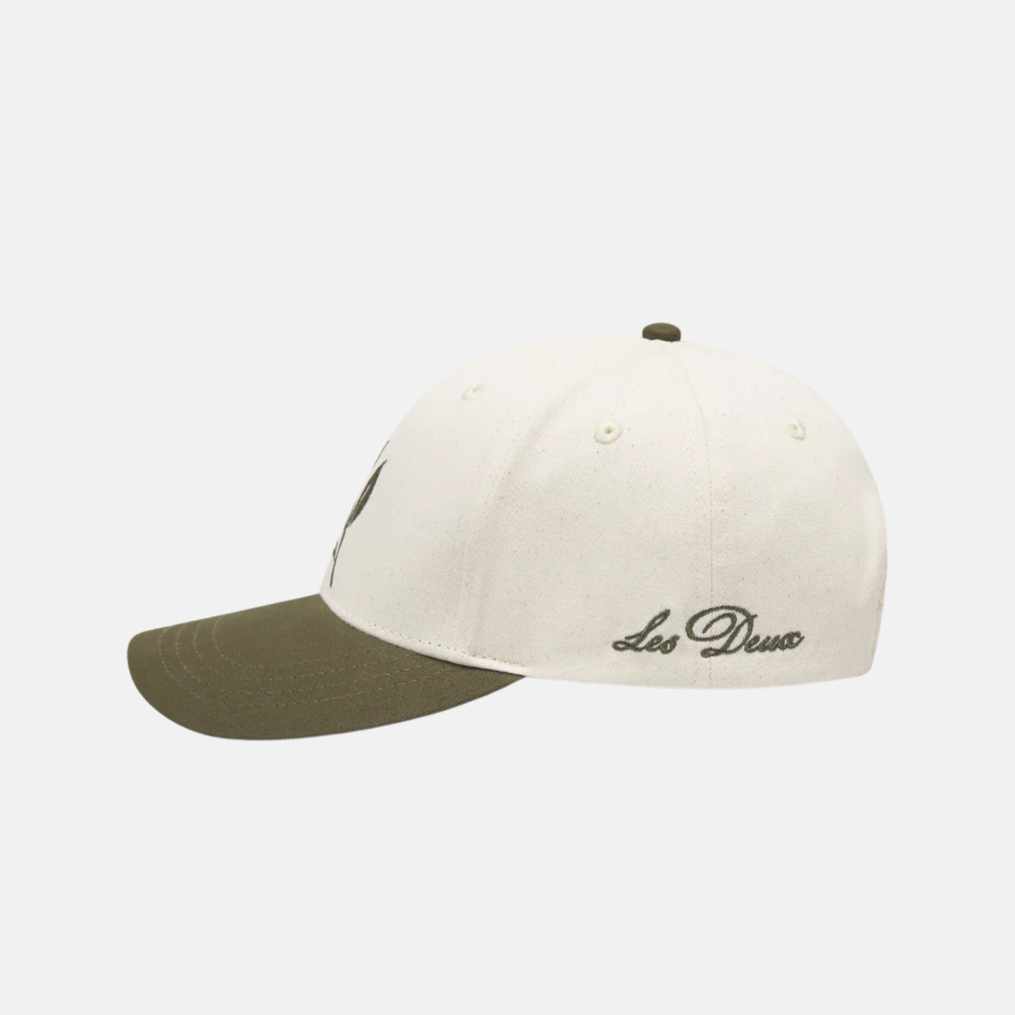 Les Deux Flower Ivory Baseball Cap Hat