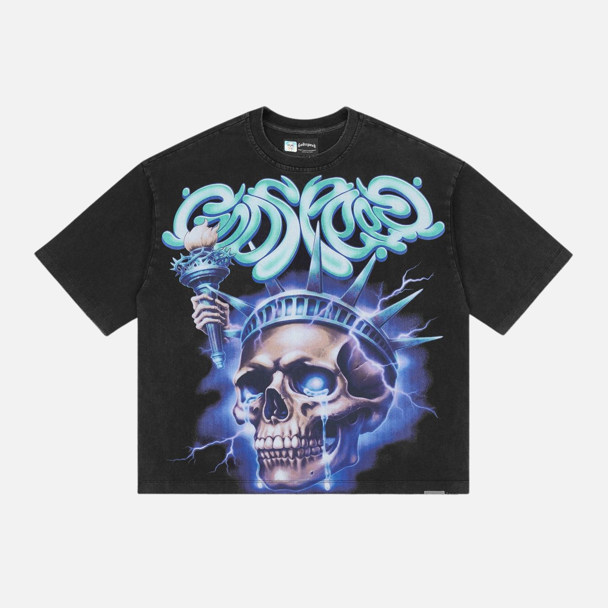 Godspeed Liberty Tears Black T-Shirt