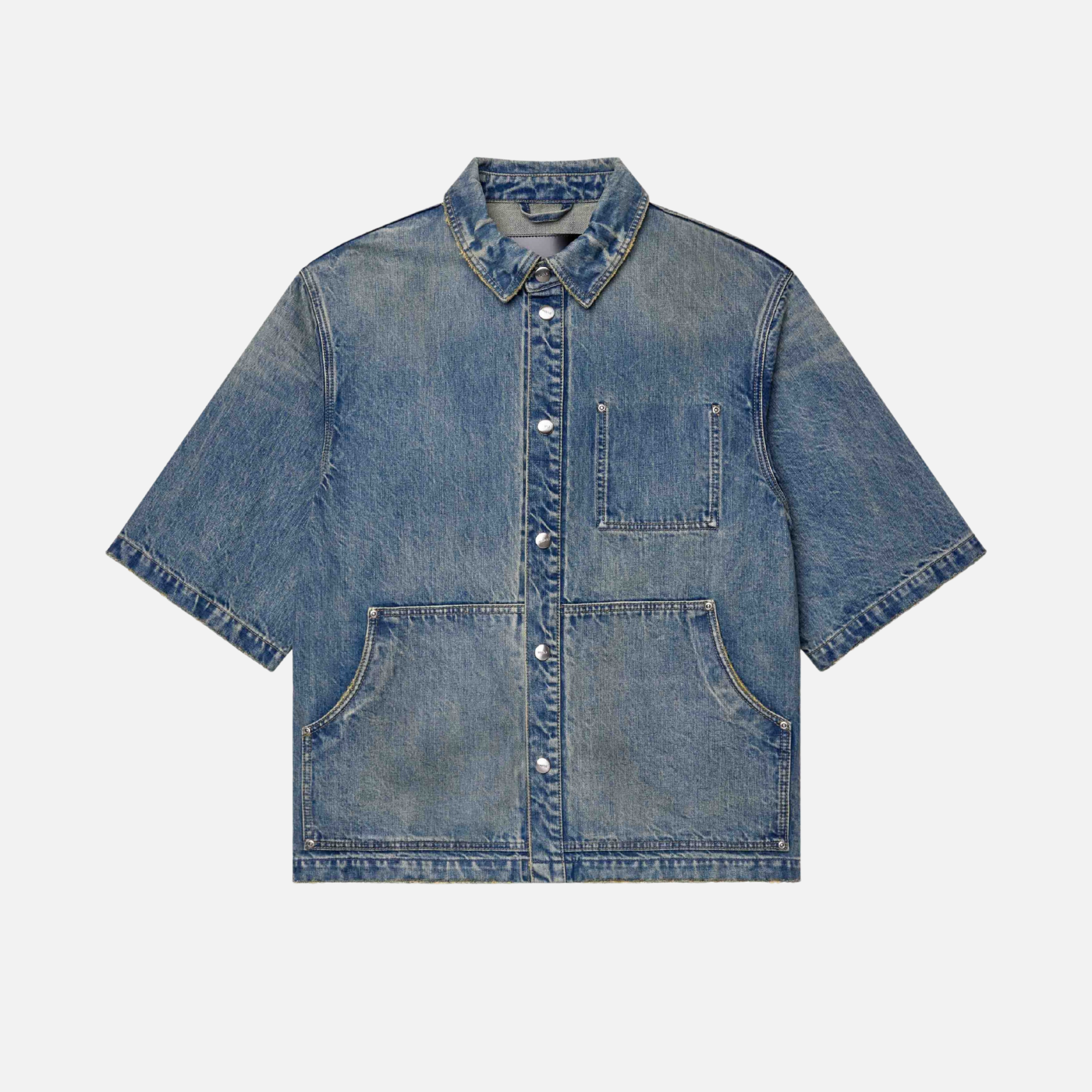 Purple Brand Light Indigo Workwear Shirt