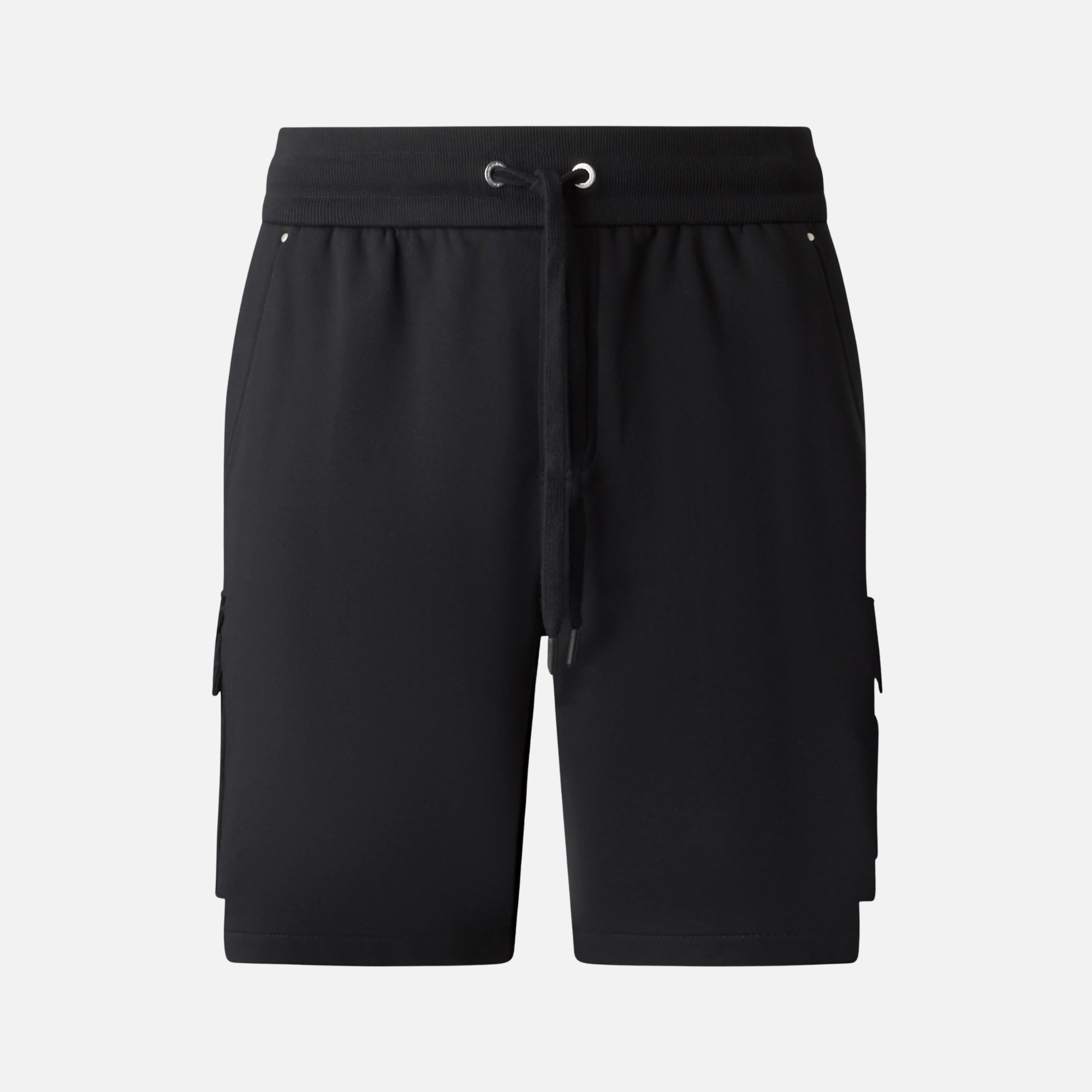 Moose Knuckles Black Hartsfield Cargo Shorts