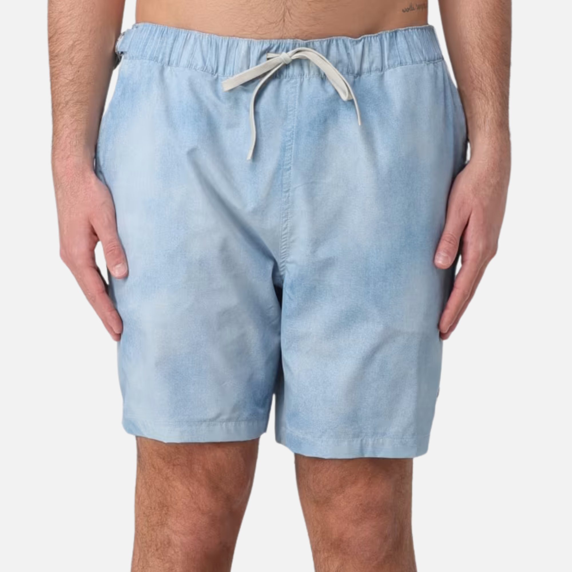 Moose Knuckles Denim Print Hide and Swim Shorts