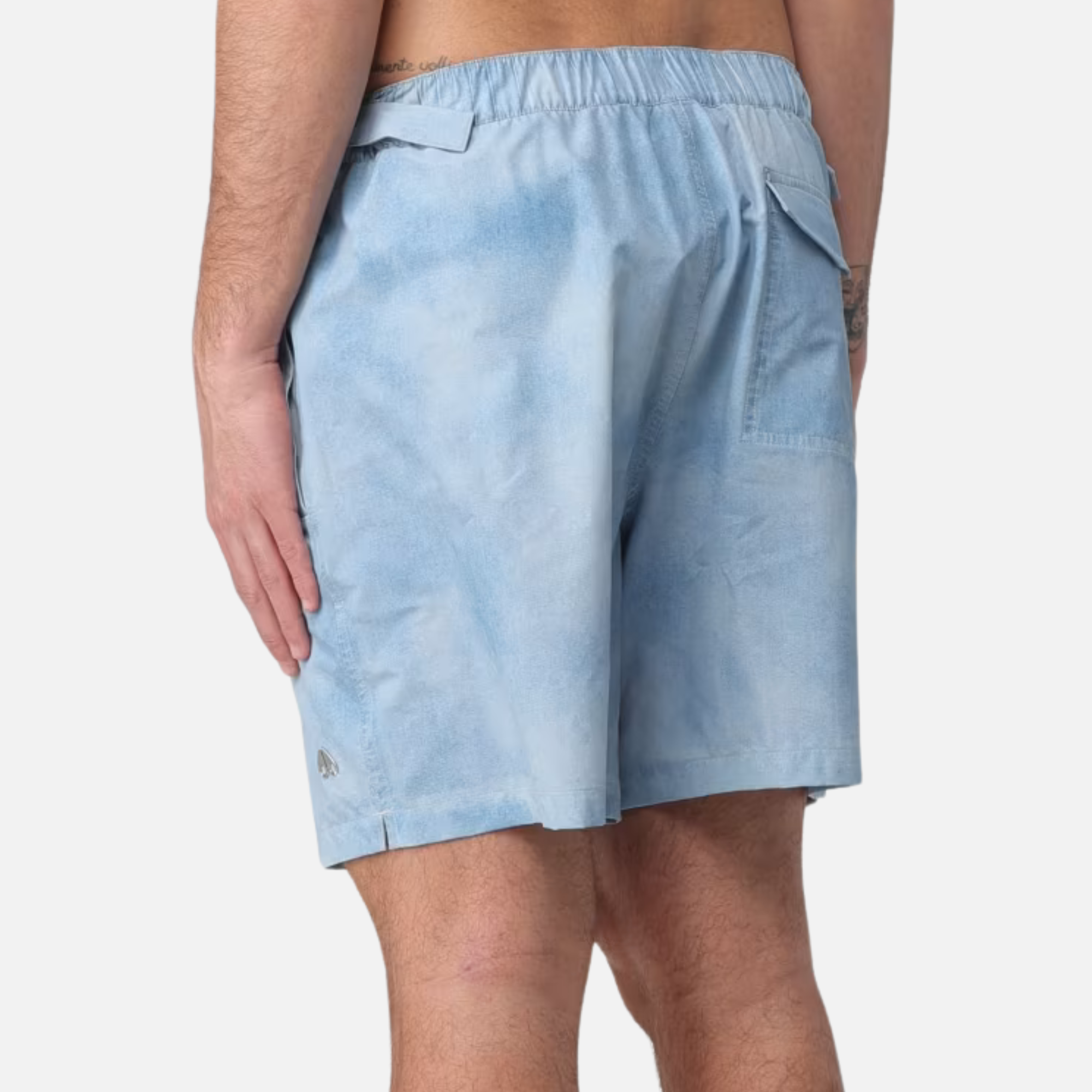 Moose Knuckles Denim Print Hide and Swim Shorts