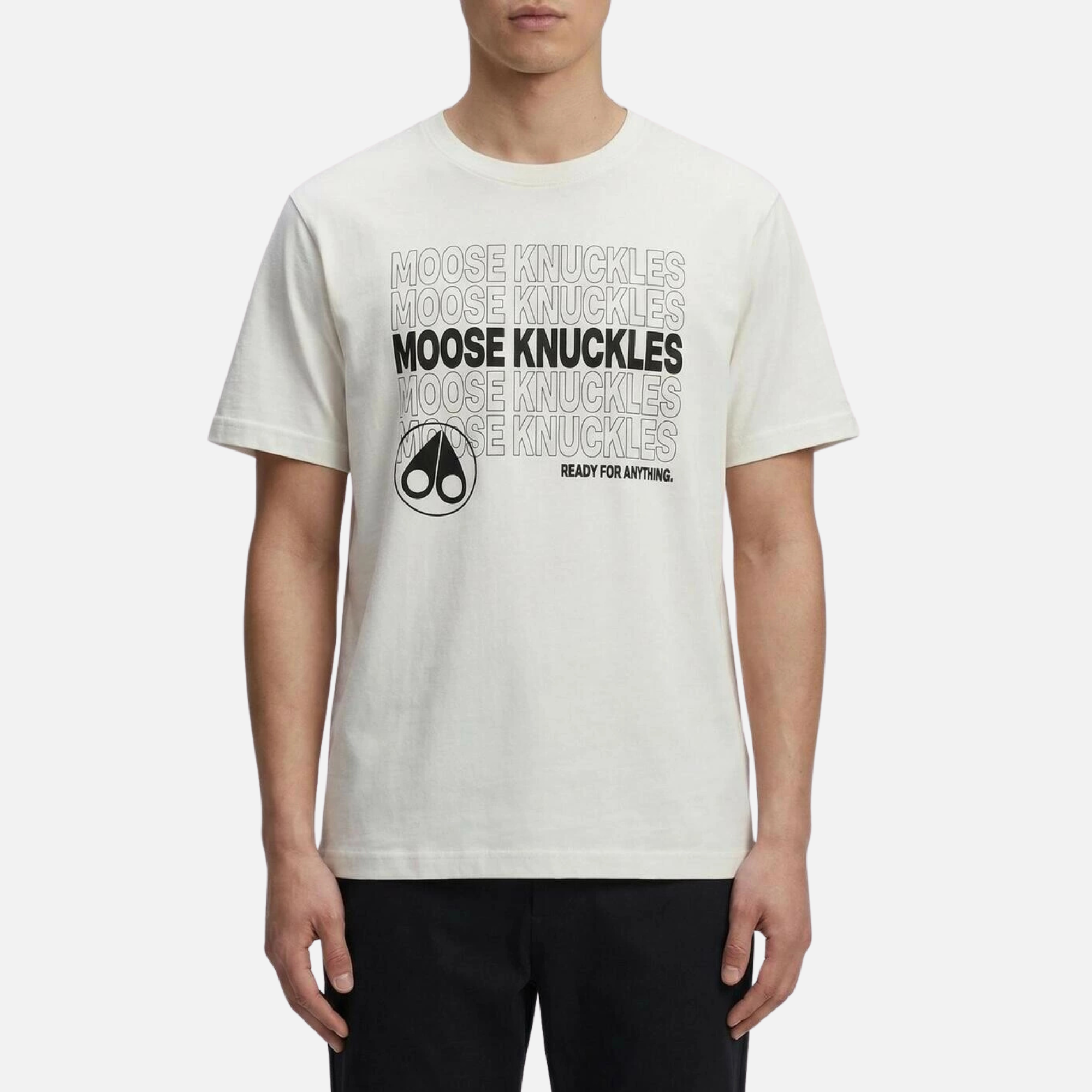 Moose Knuckles White Ready Made T-Shirt