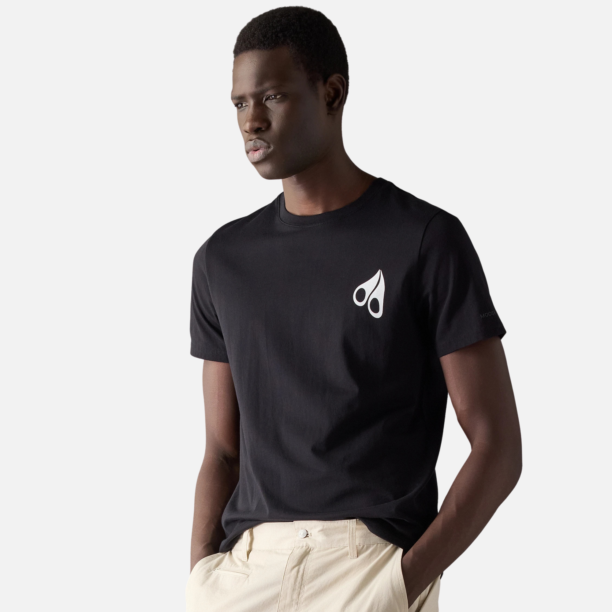 Moose Knuckles Black Visionary T-Shirt