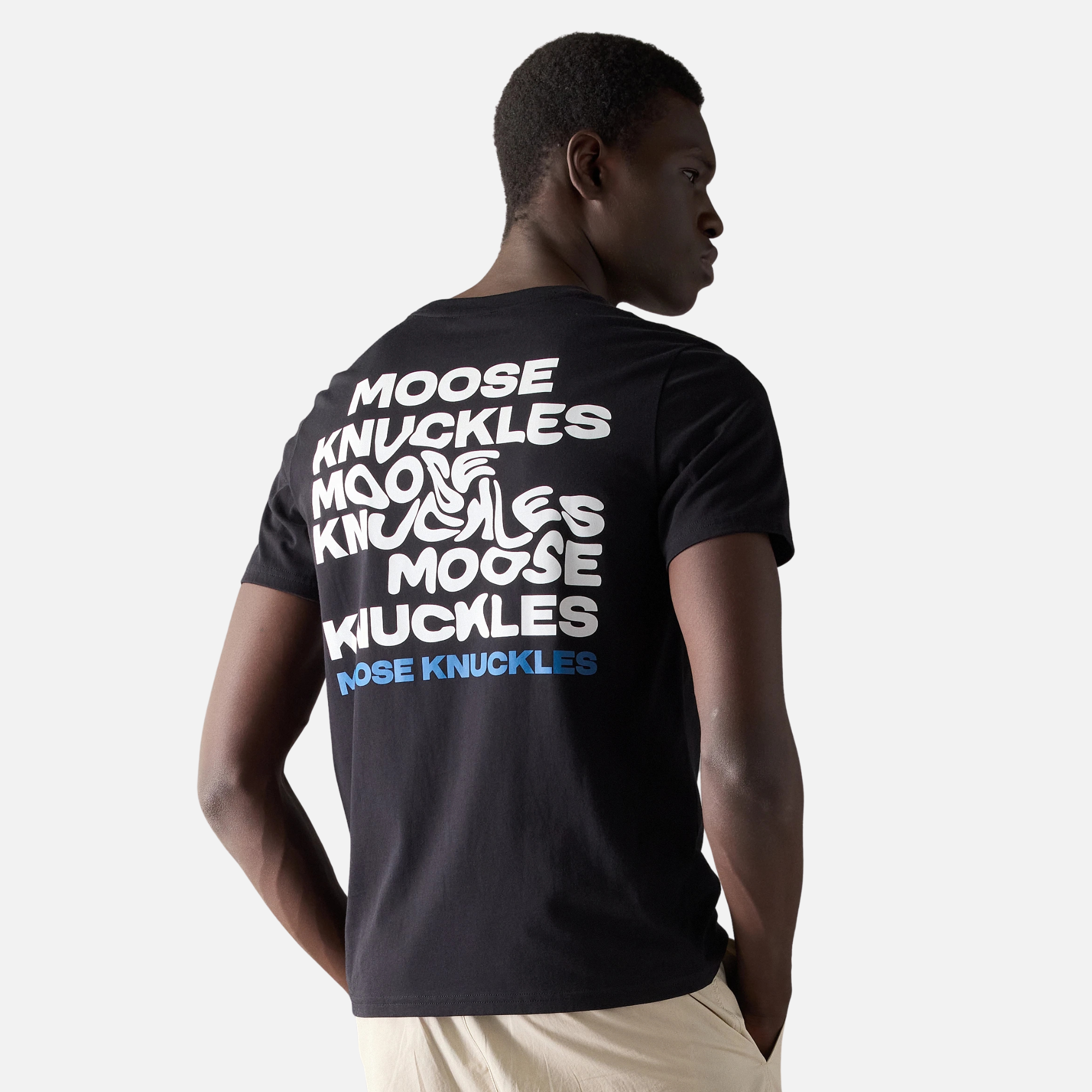 Moose Knuckles Black Visionary T-Shirt