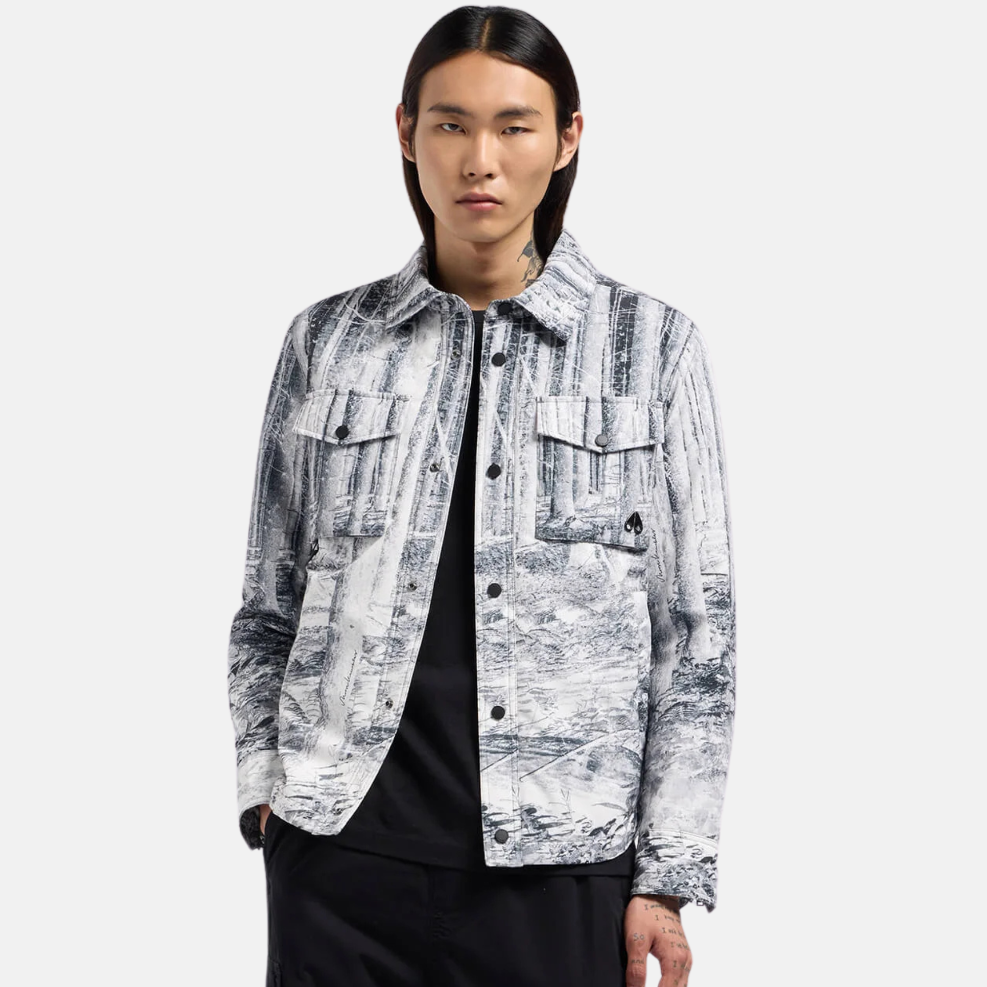 Moose Knuckles Forest Print West Shirt Jacket – Puffer Reds Moose Knuckles Forest Print West Shirt Jacket – Puffer Reds