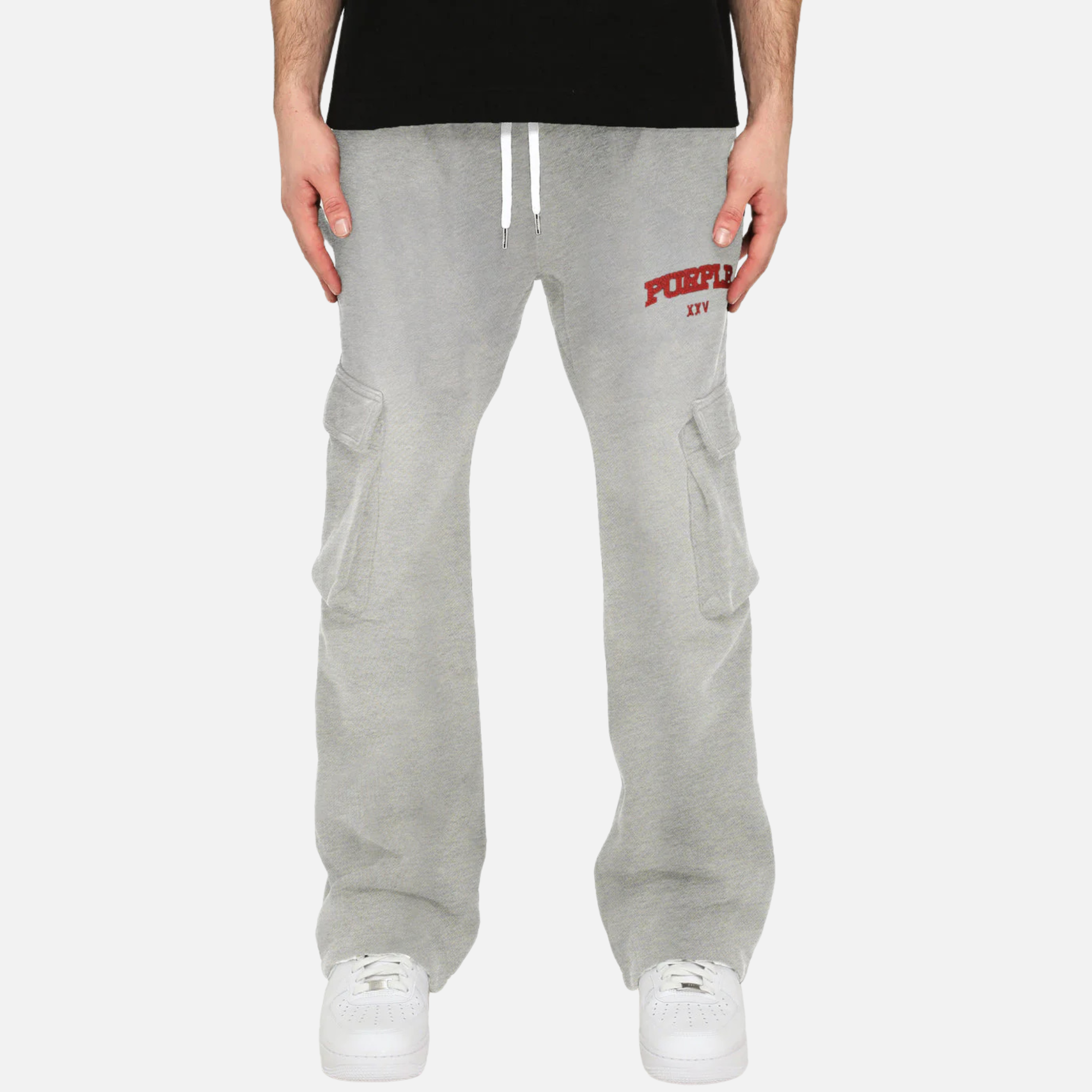 Purple Brand Heather Fleece Cargo Pants