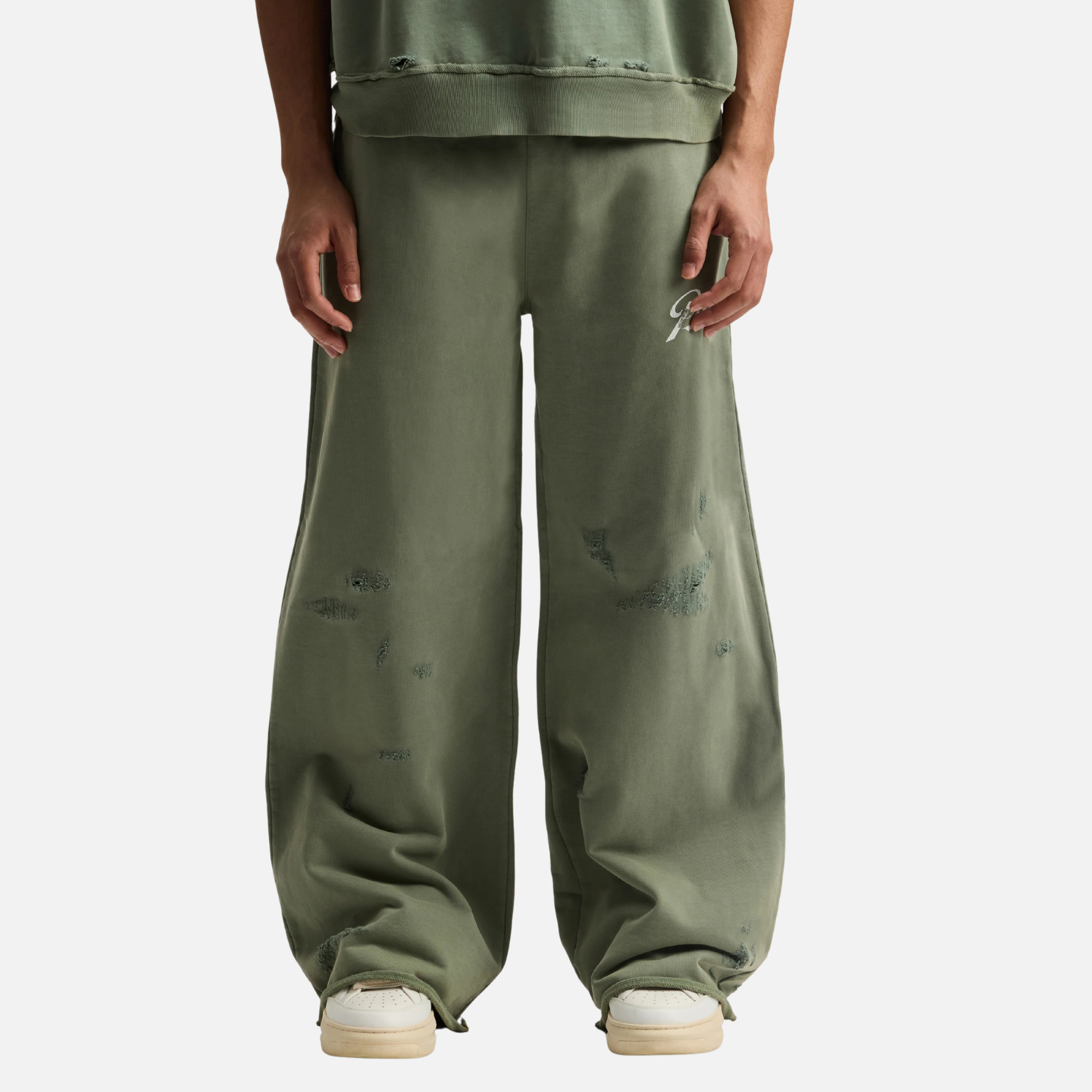 Purple Brand Green Slugger Script Sweatpants