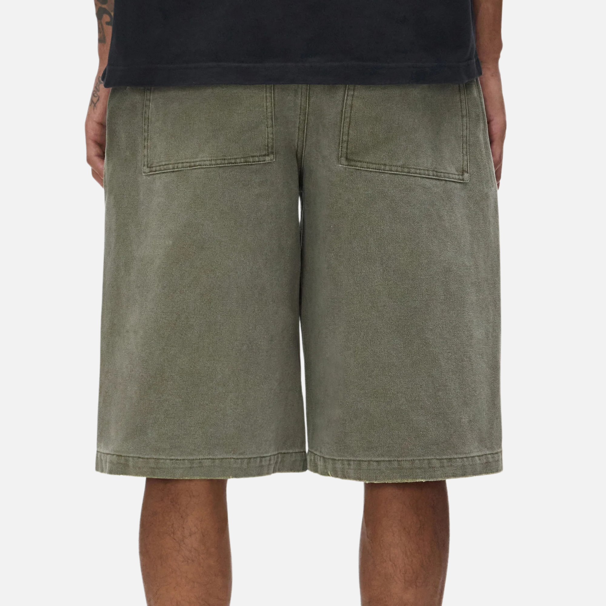 Purple Brand Canvas Cargo Shorts