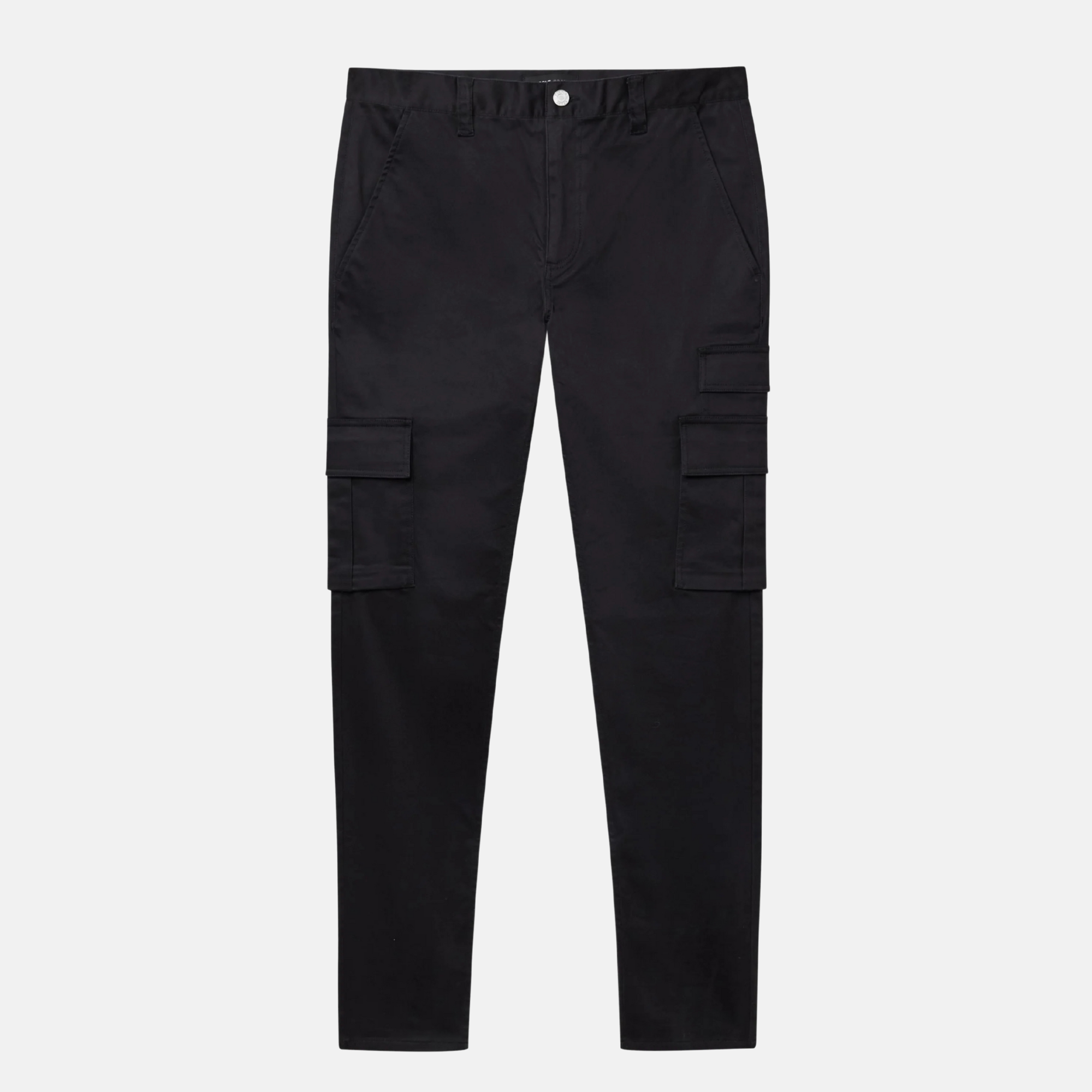 Purple Brand Black Brushed Twill Cargo Pants