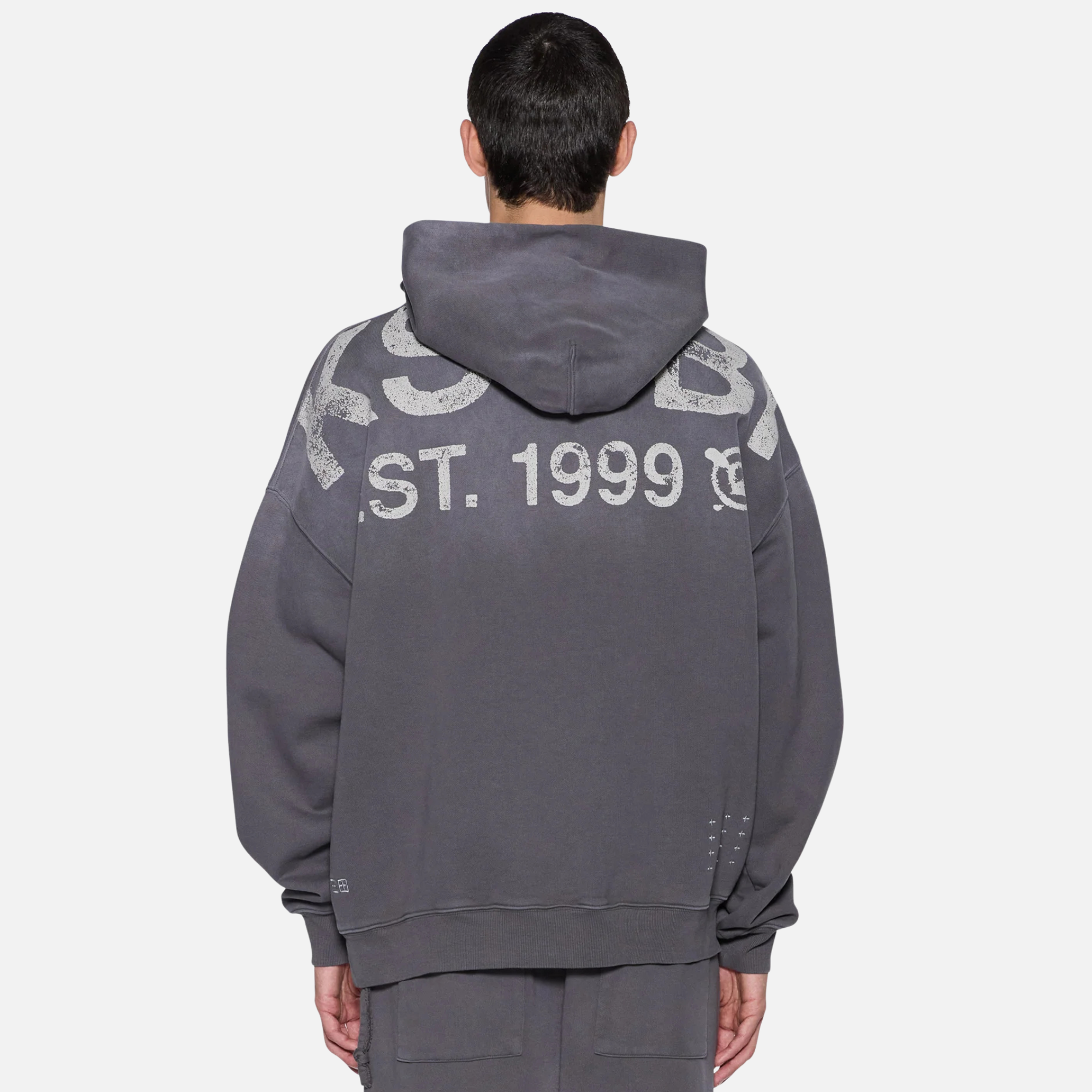 Ksubi Charcoal Fade State Ekcess Hoodie