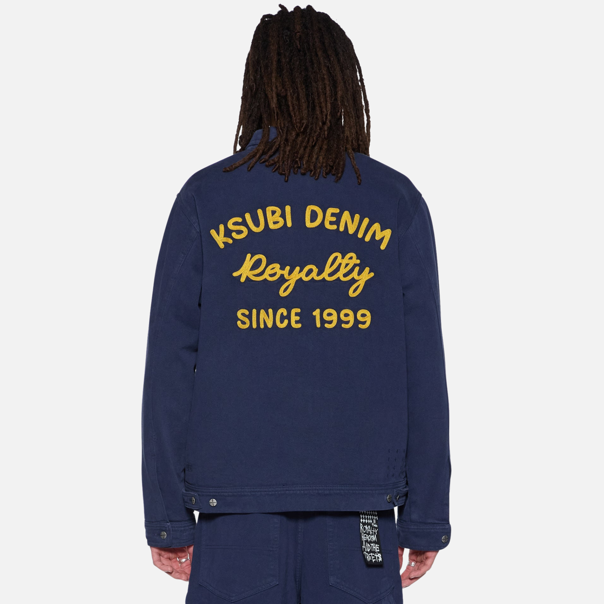 Ksubi Ink Blue Mechanik Chainstitch Jacket