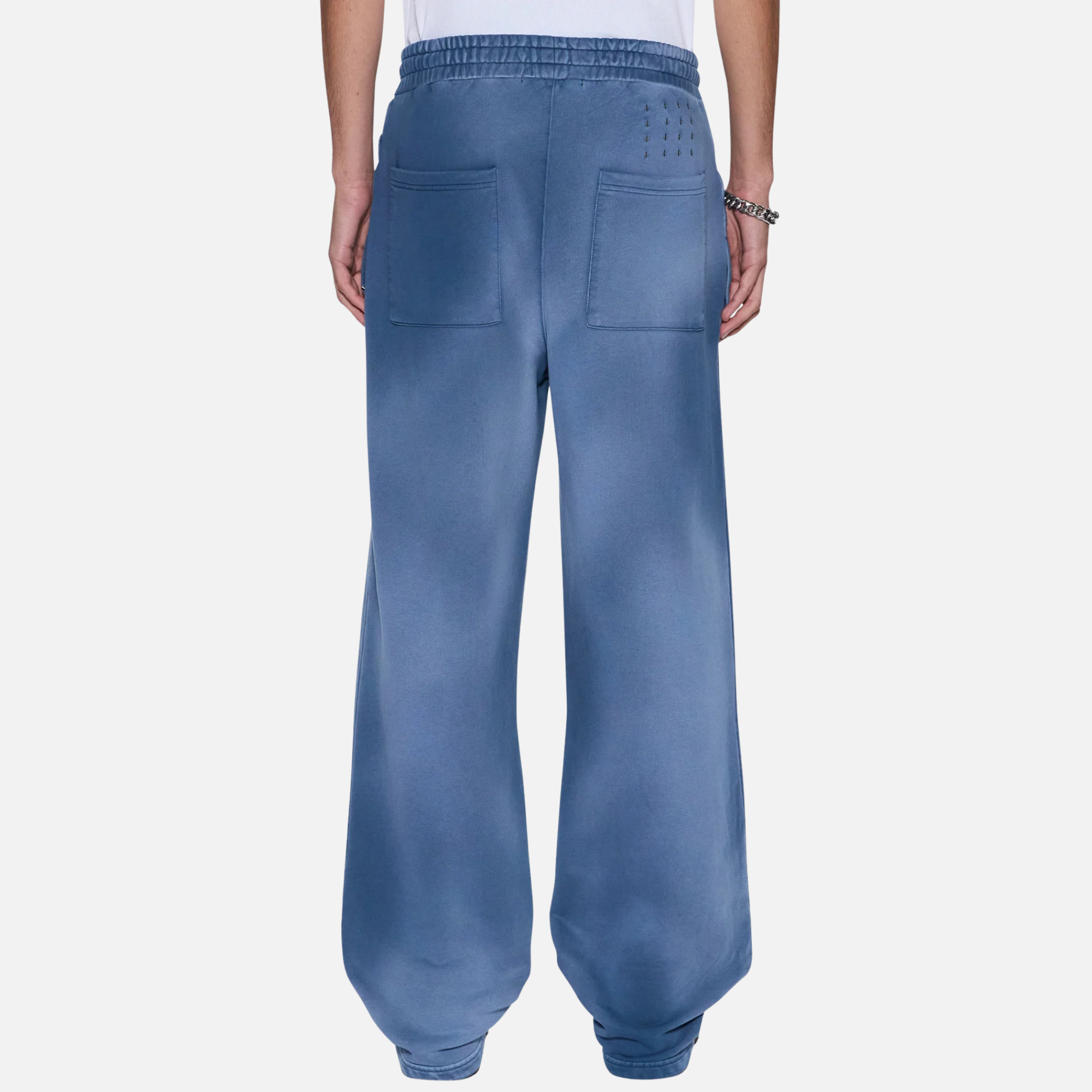 Ksubi Dark Blue Ace Synthesis Ink Fade Trak Pants