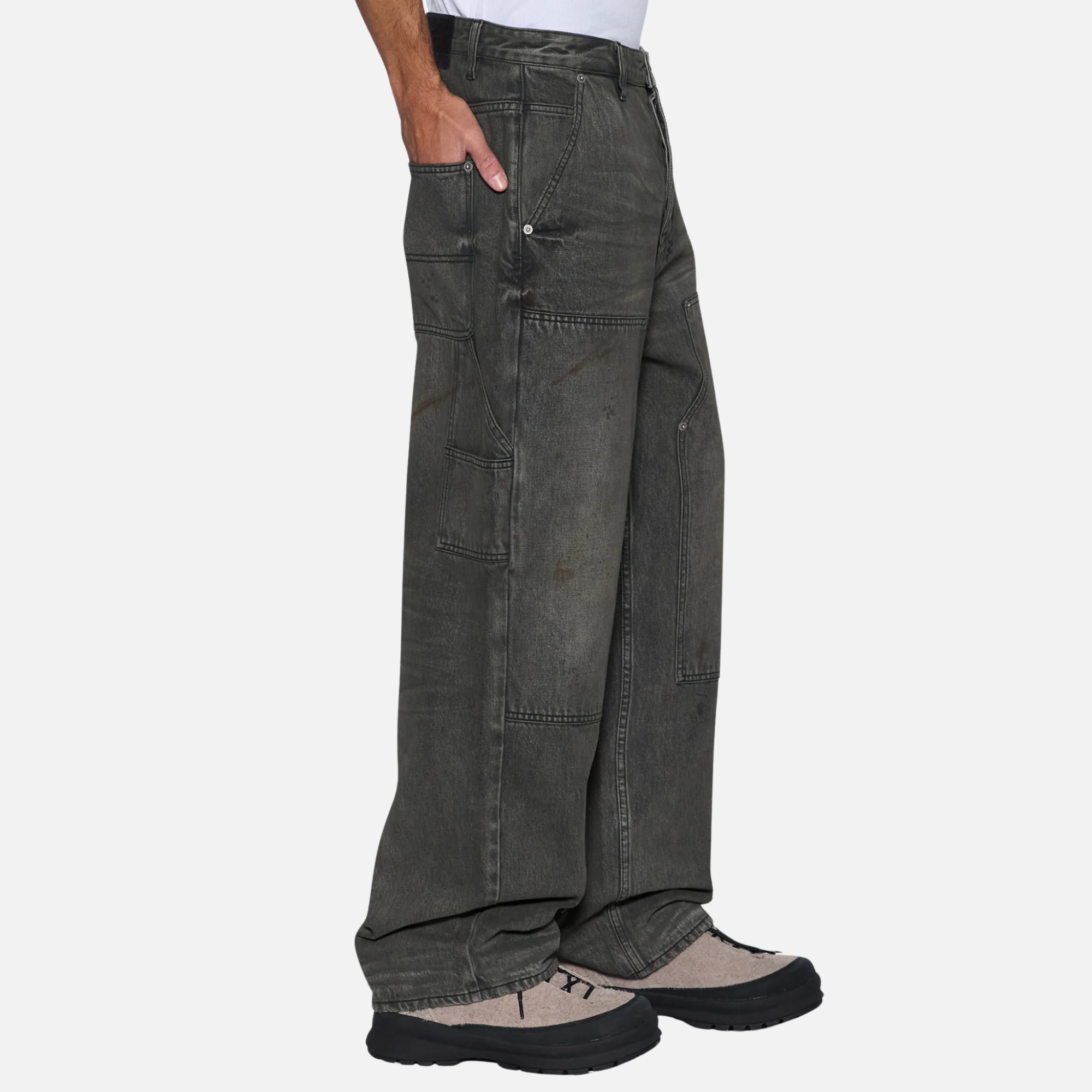 Ksubi Grey Operator Mekanik Pants